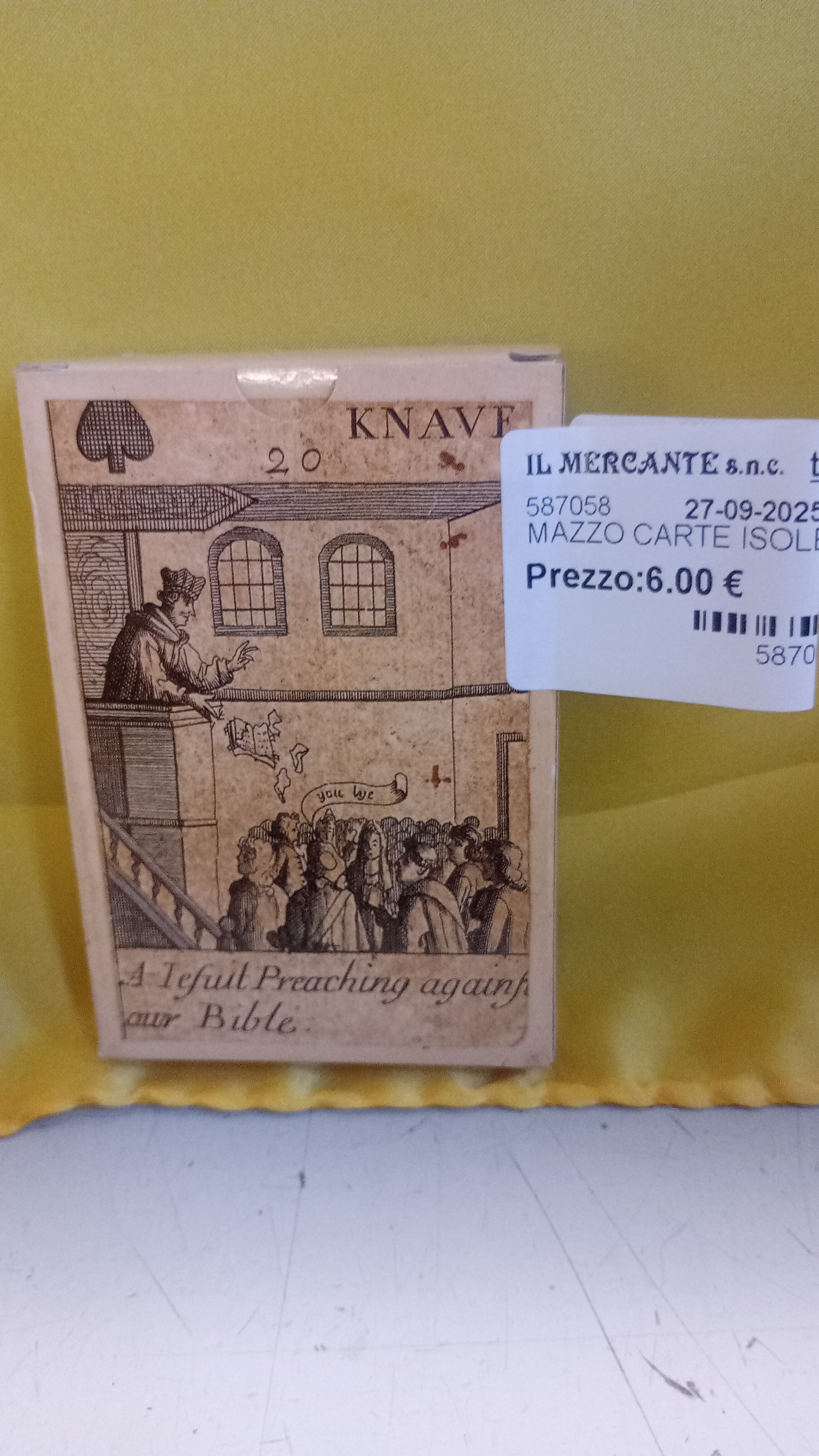 MAZZO CARTE ISOLE BRITTANNICHE