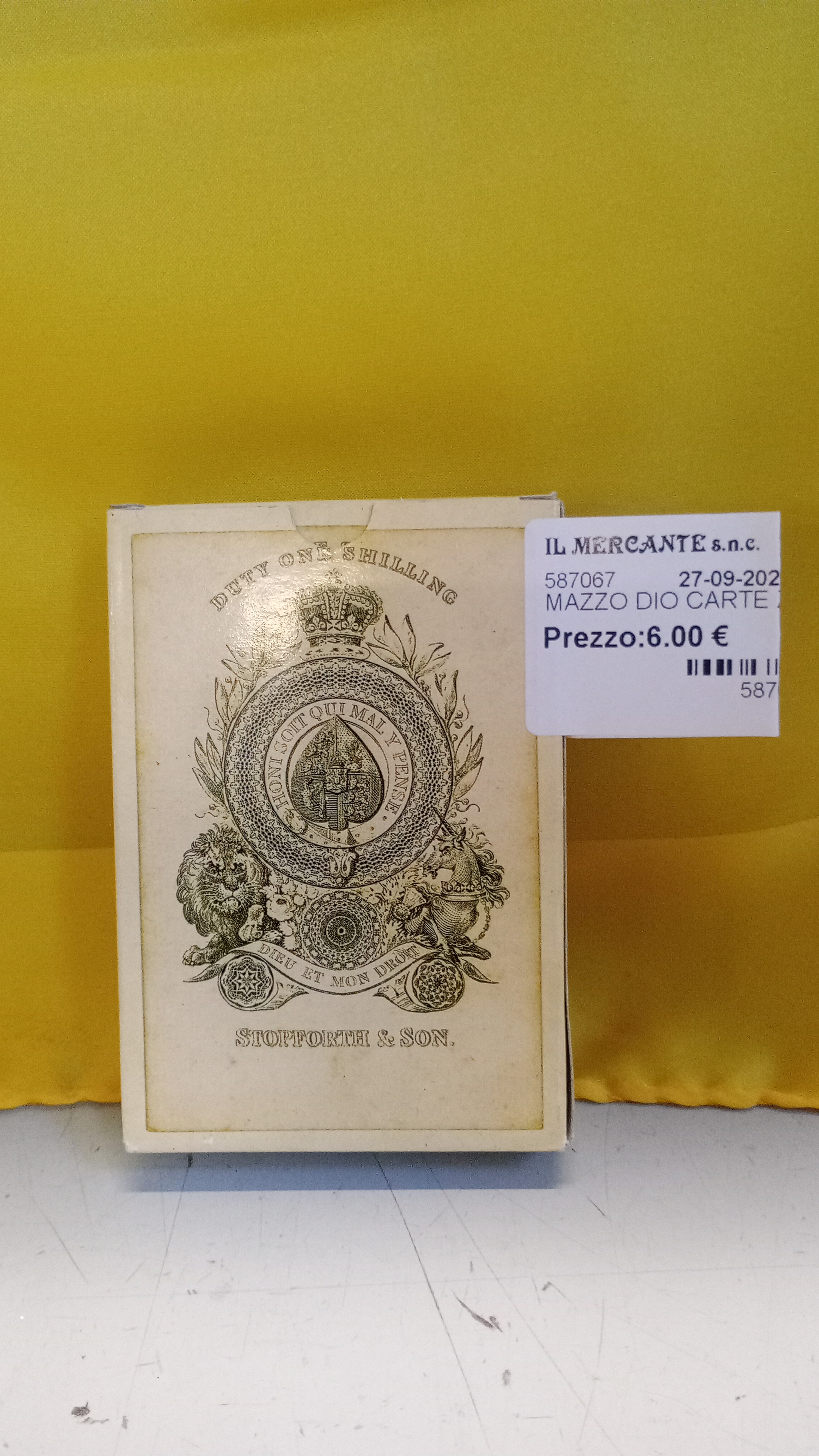 MAZZO DIO CARTE ZODIACO INGLESI