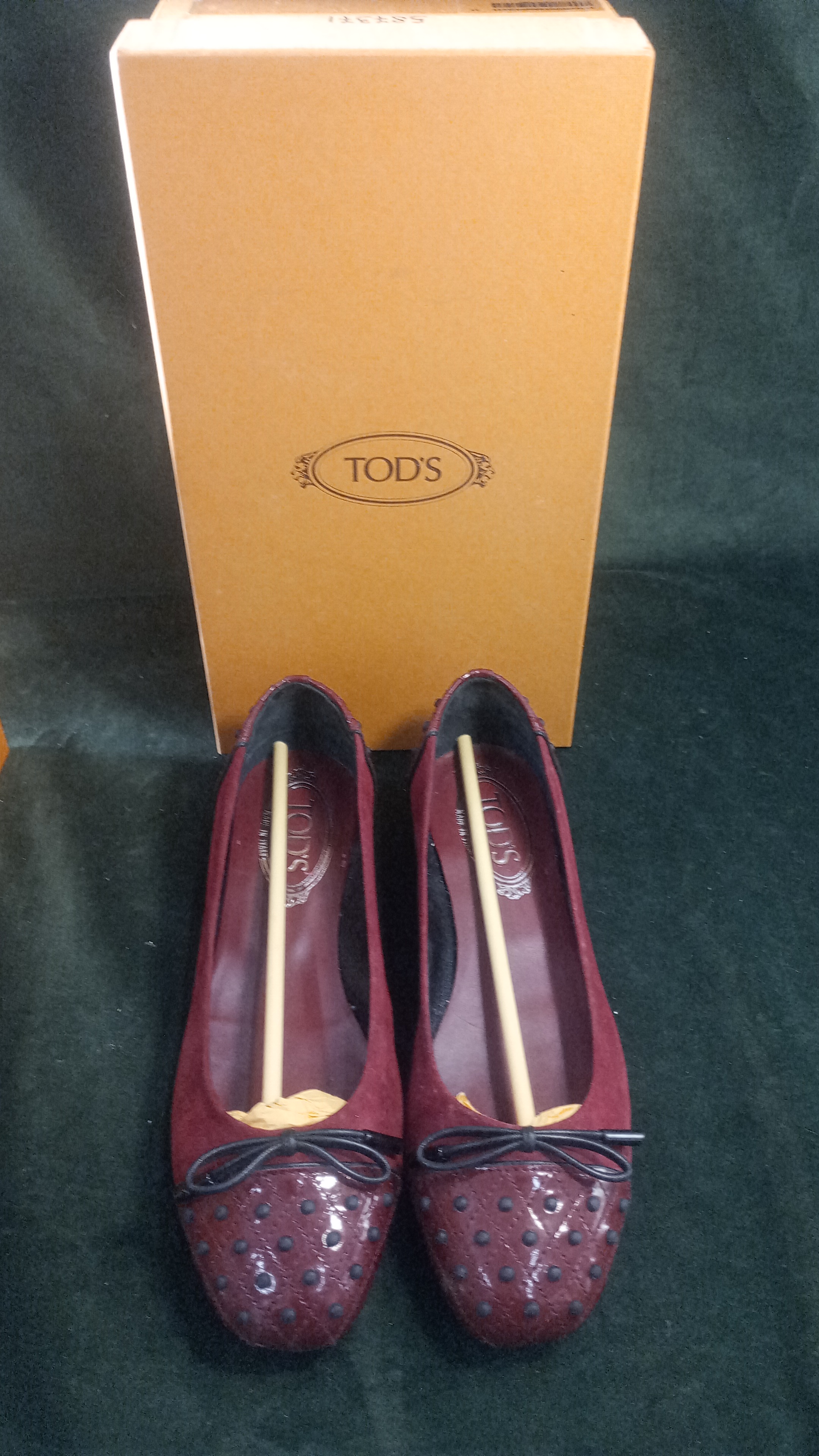 ballerine rosse TOD&lsquo;S n.36.5 NUOVE