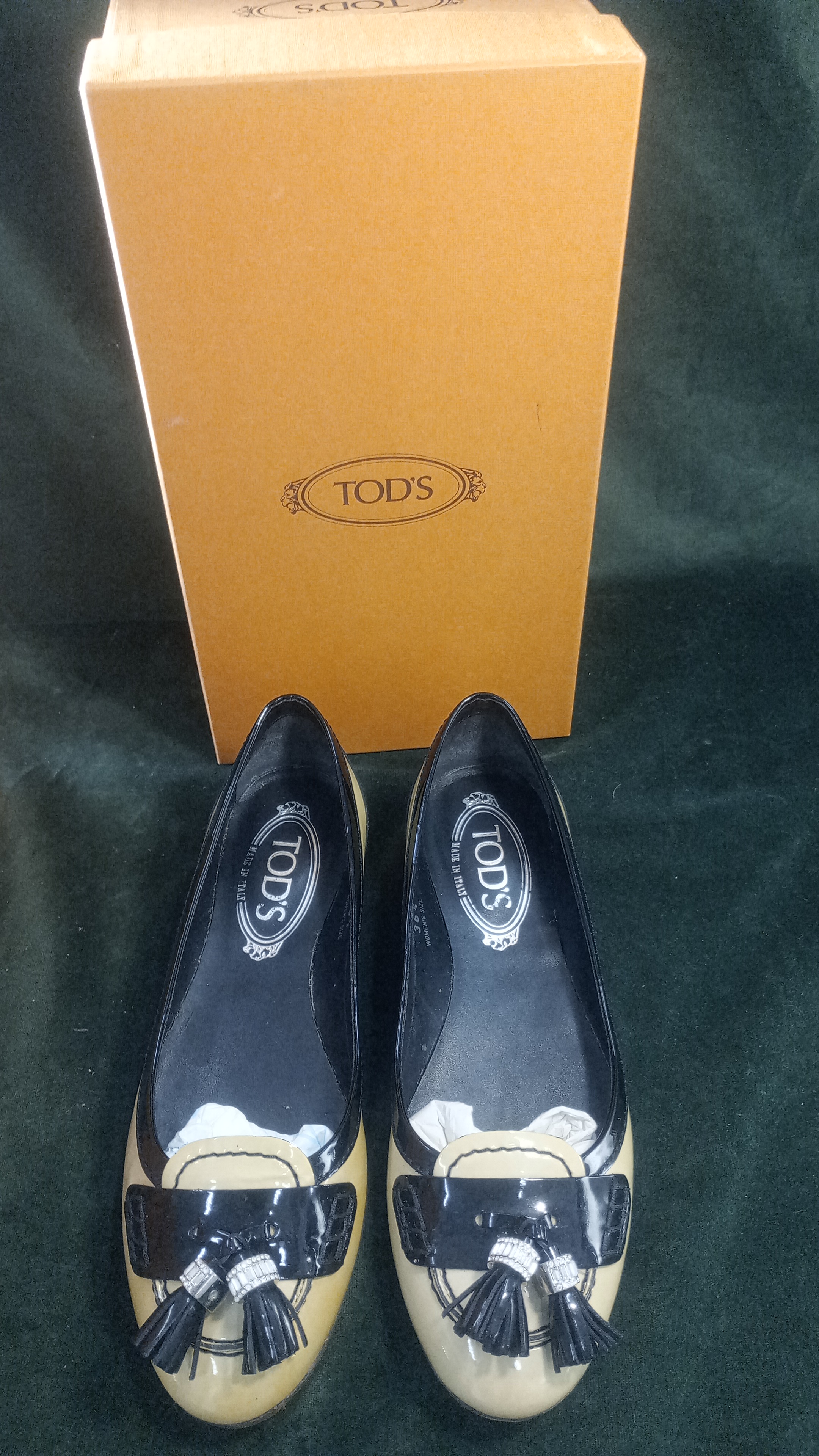 sc. TOD&lsquo;S beige e nere n.36