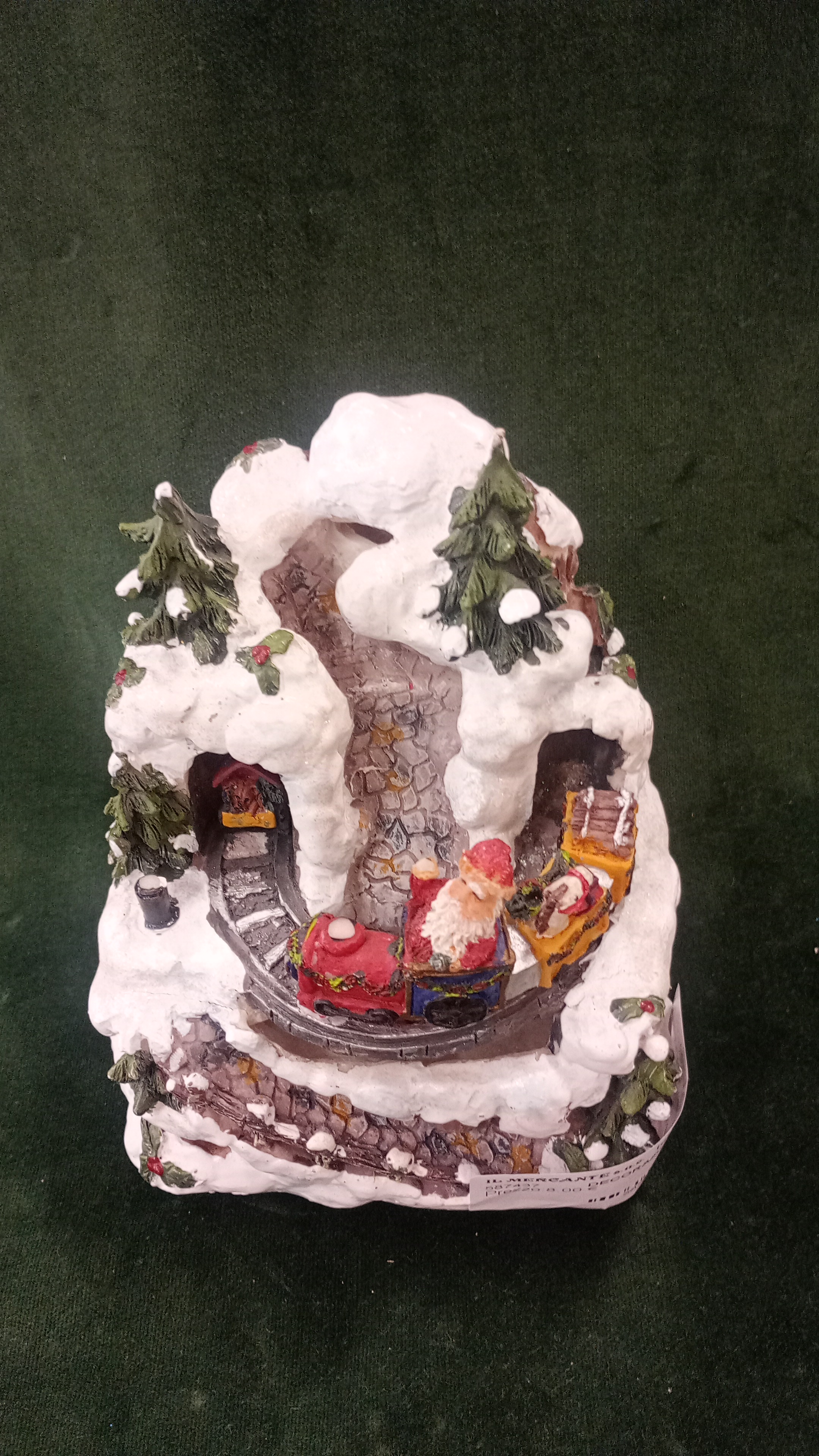 DECORAZIONE TRENINO PRESEPE MODERNO
