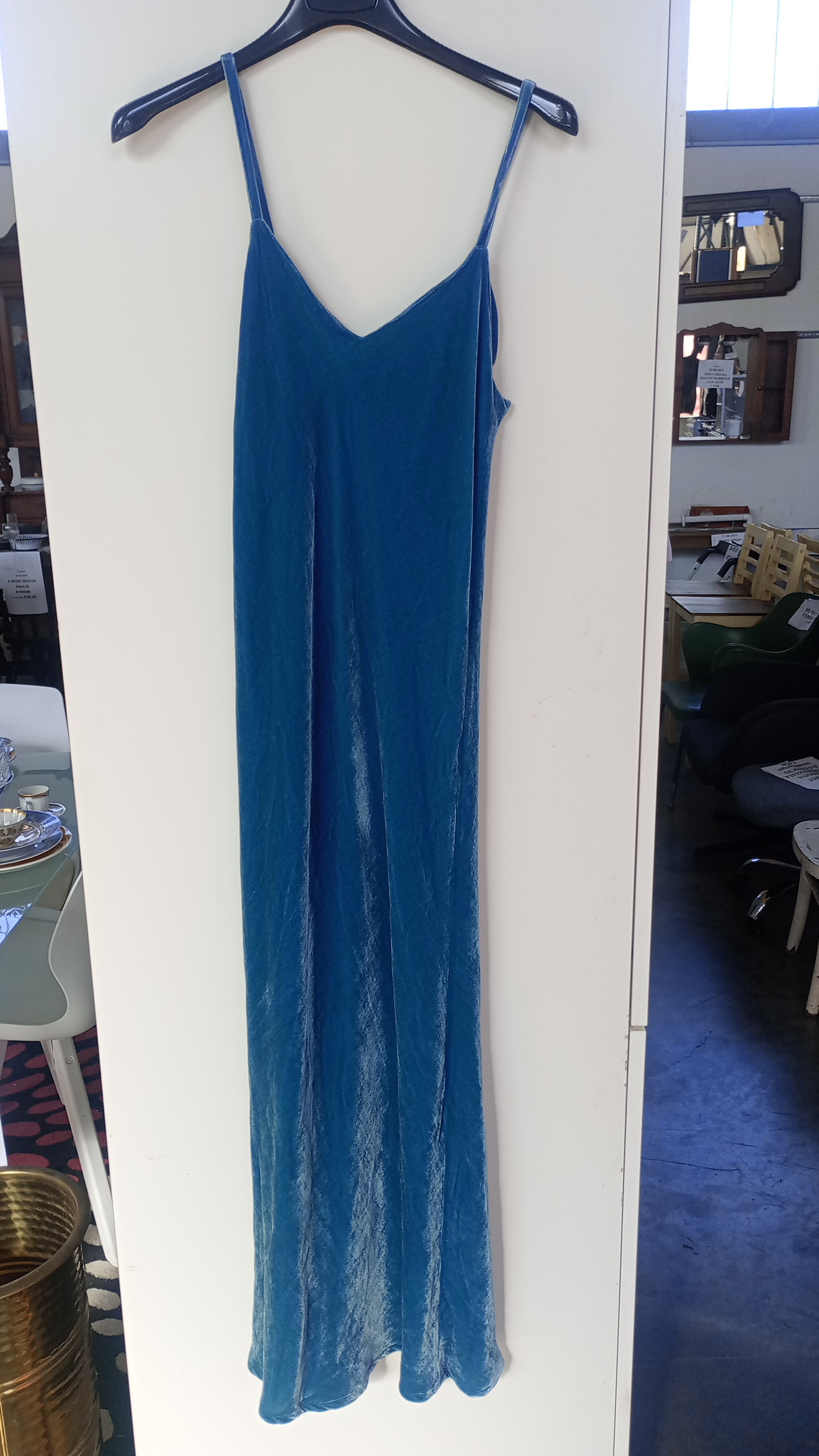 vest. velluto azzurro MIA MIA guicharda