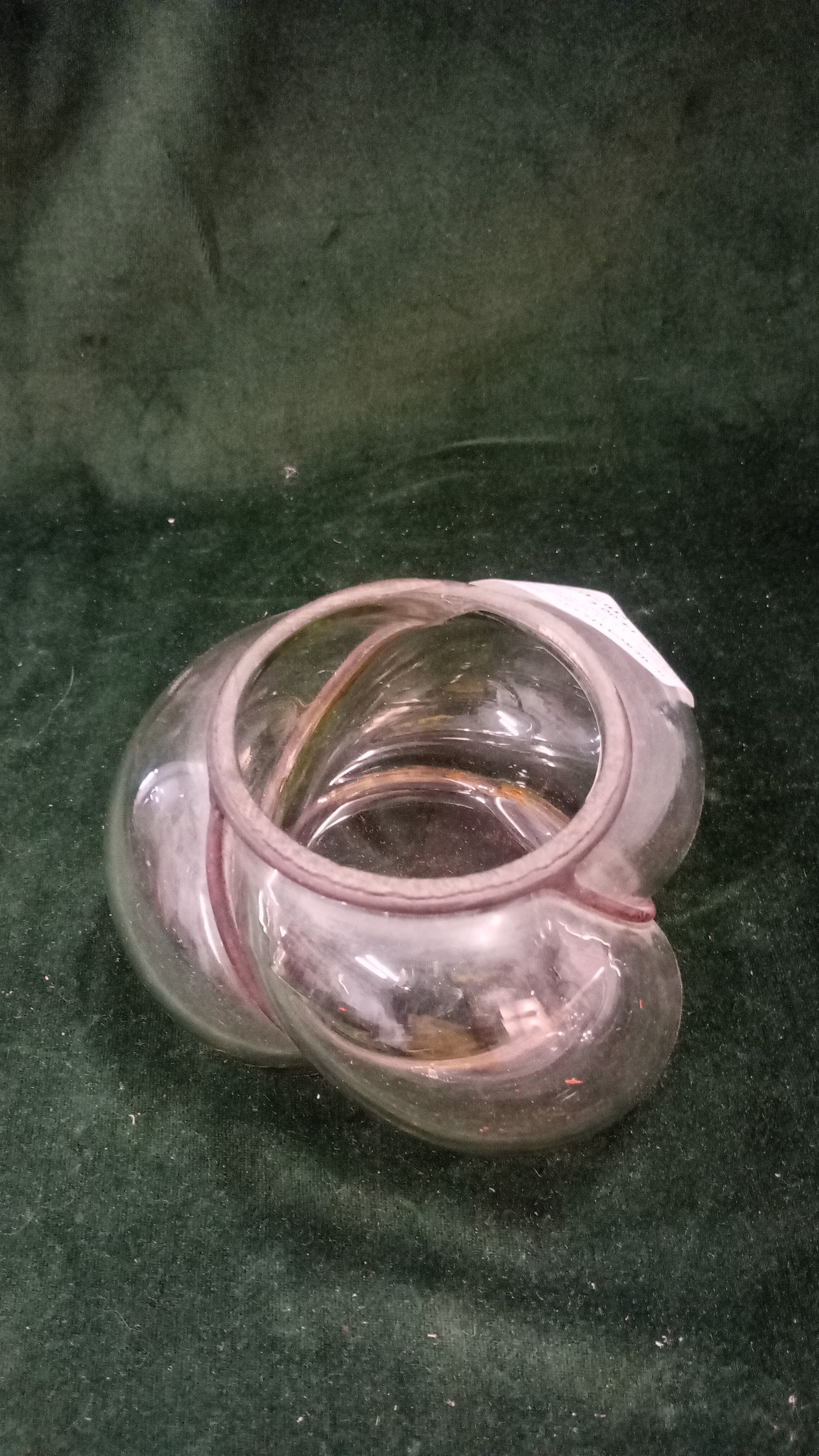 VASO IN VETRO SOFFIATO