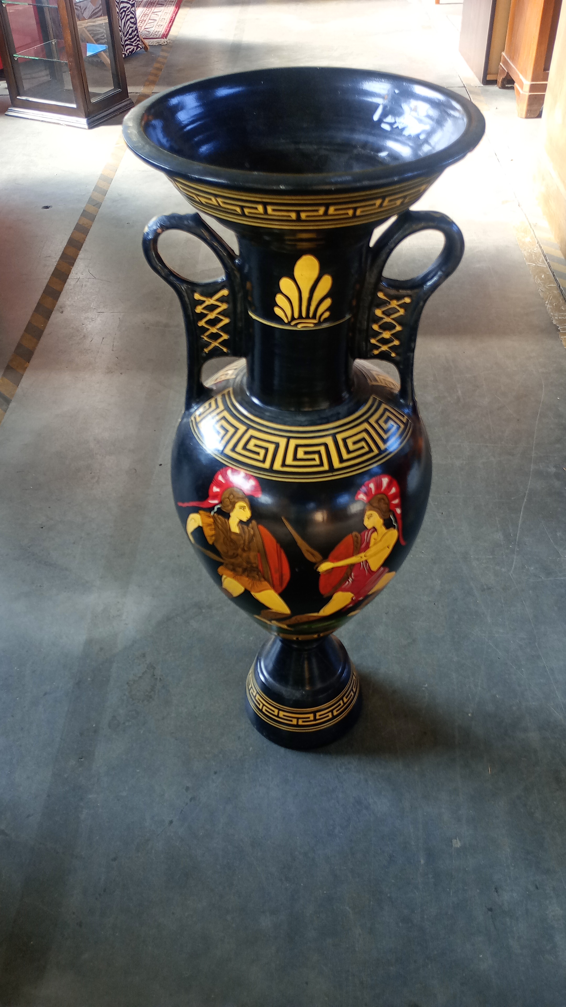 VASO AD ANFORA INSTILE GRECO ROMANO