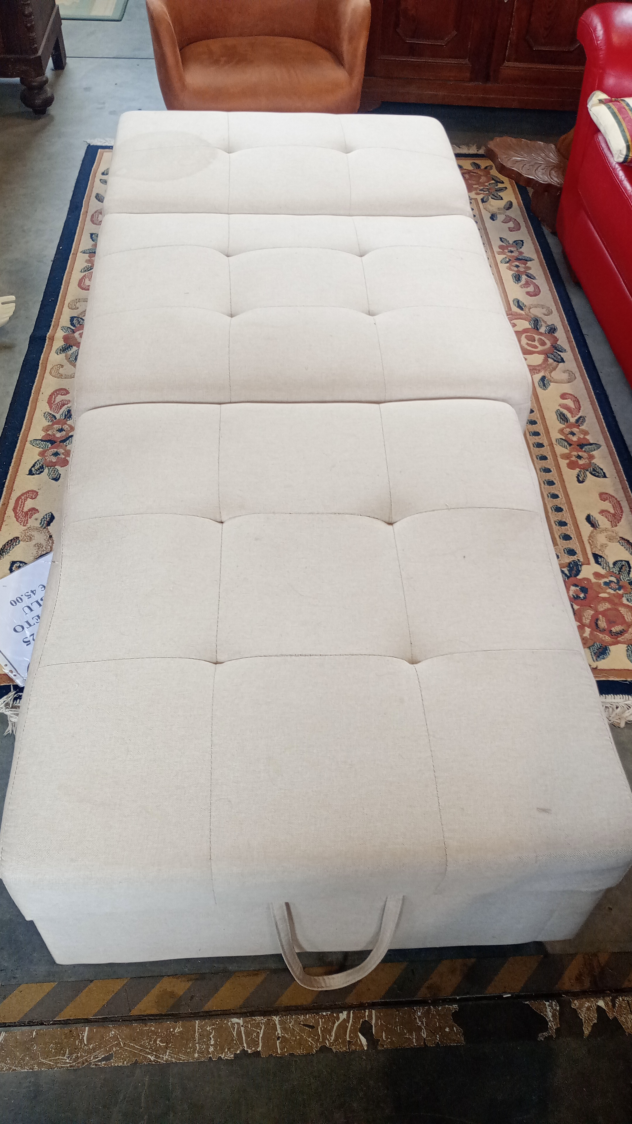 PUFFO /POLTRONICNA SCHIENALE RECLINABILE macchiato