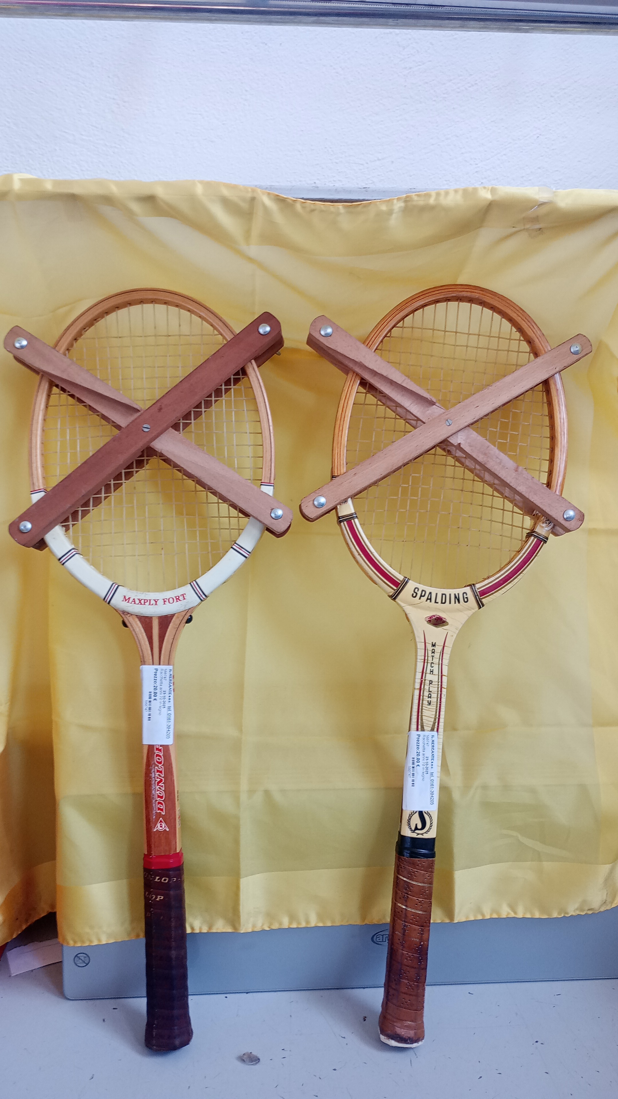  Racchetta anni 70 in legno 