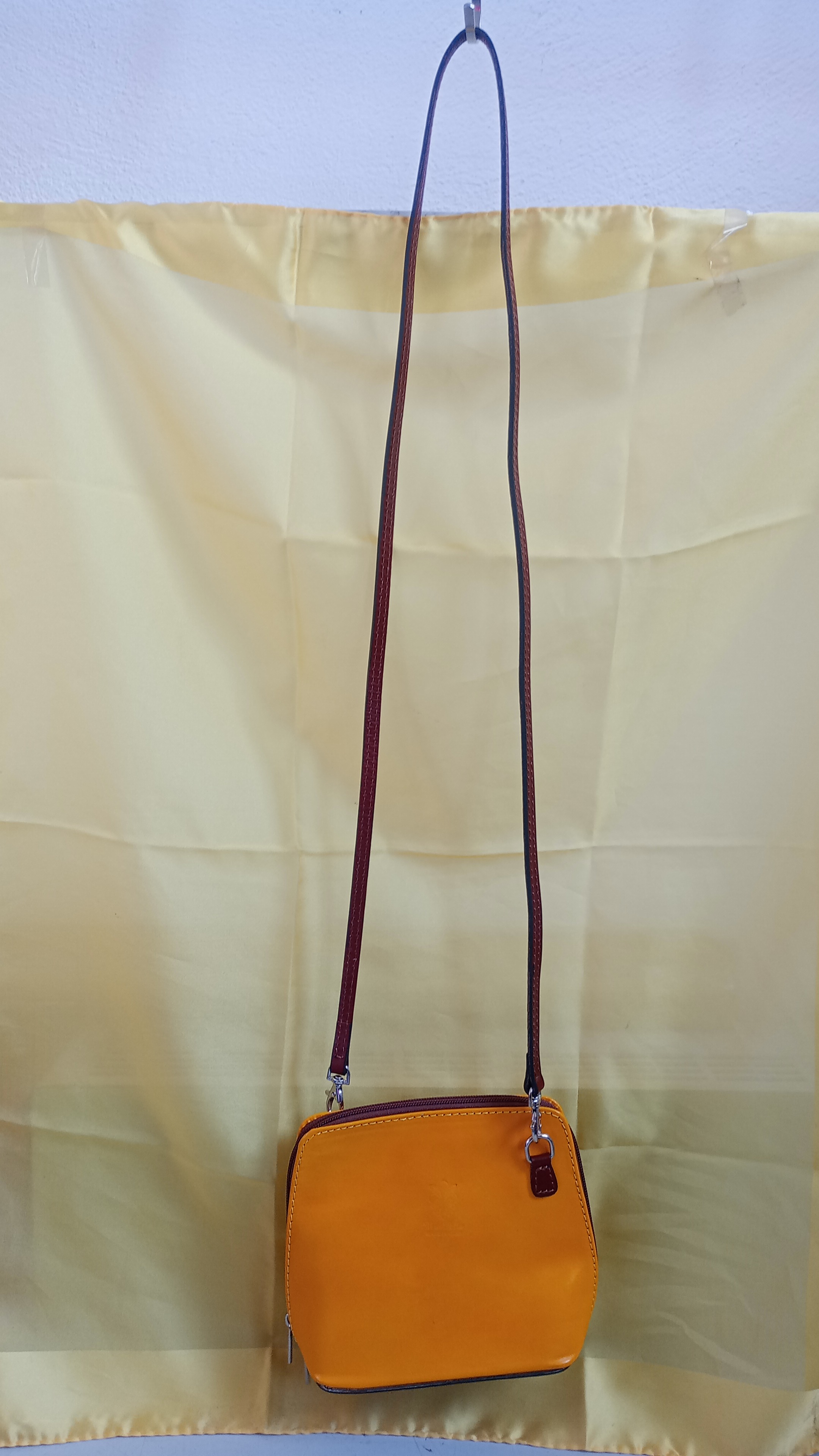 borsetta in pelle gialla FIRENZE