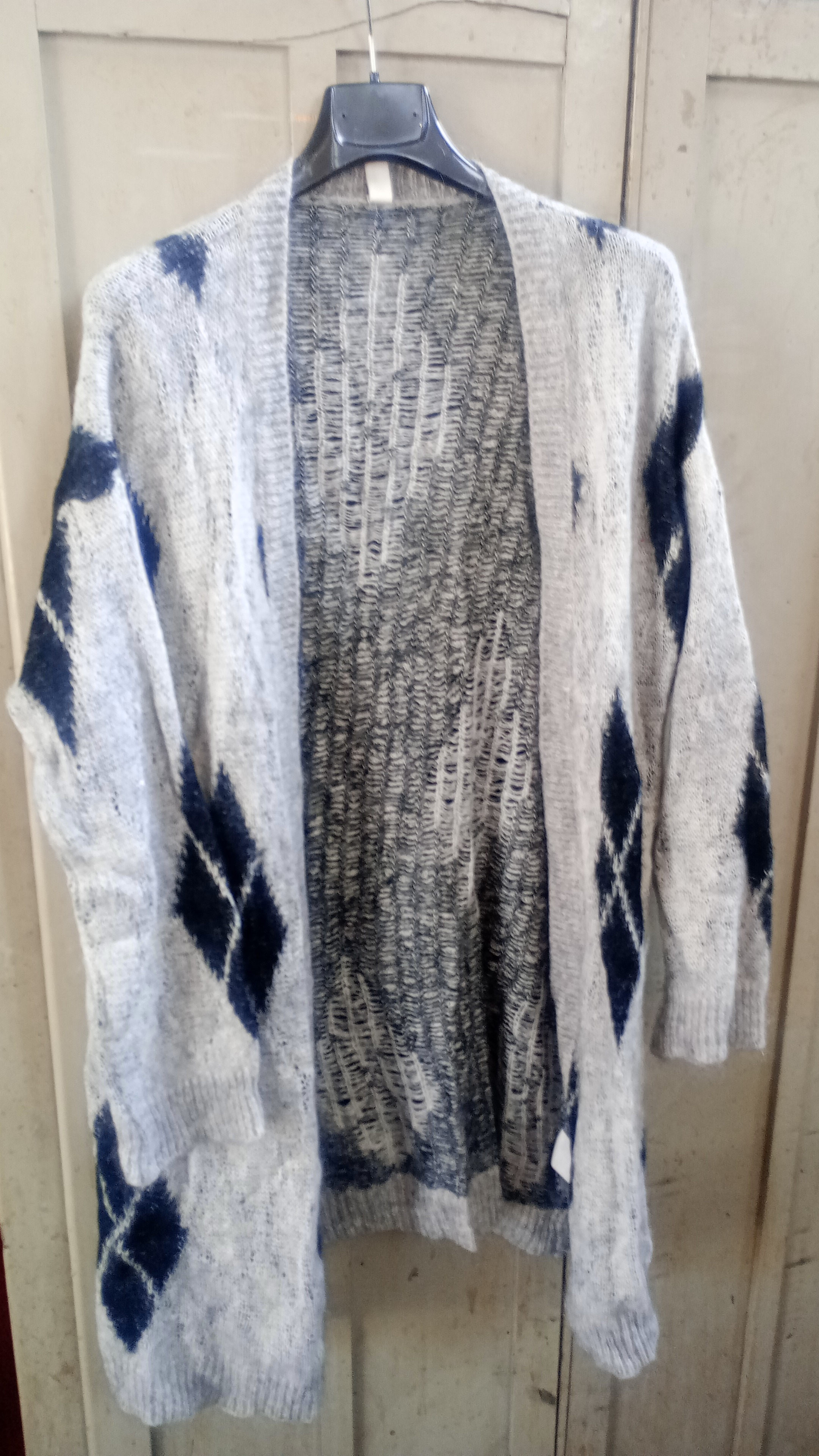 cardigan SOUVENIR grigio nero 