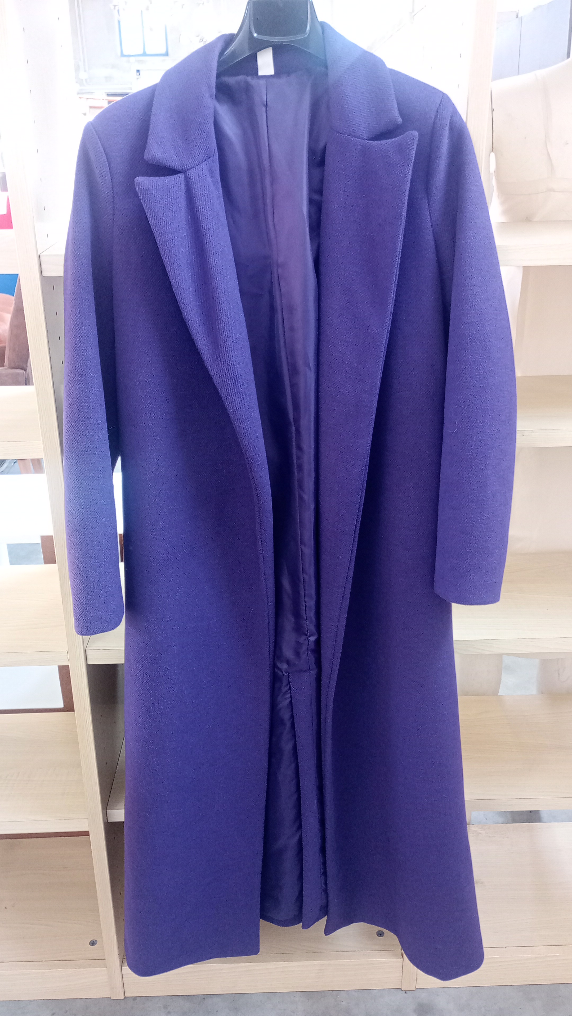 cappotto SOUVENIR lungo viola