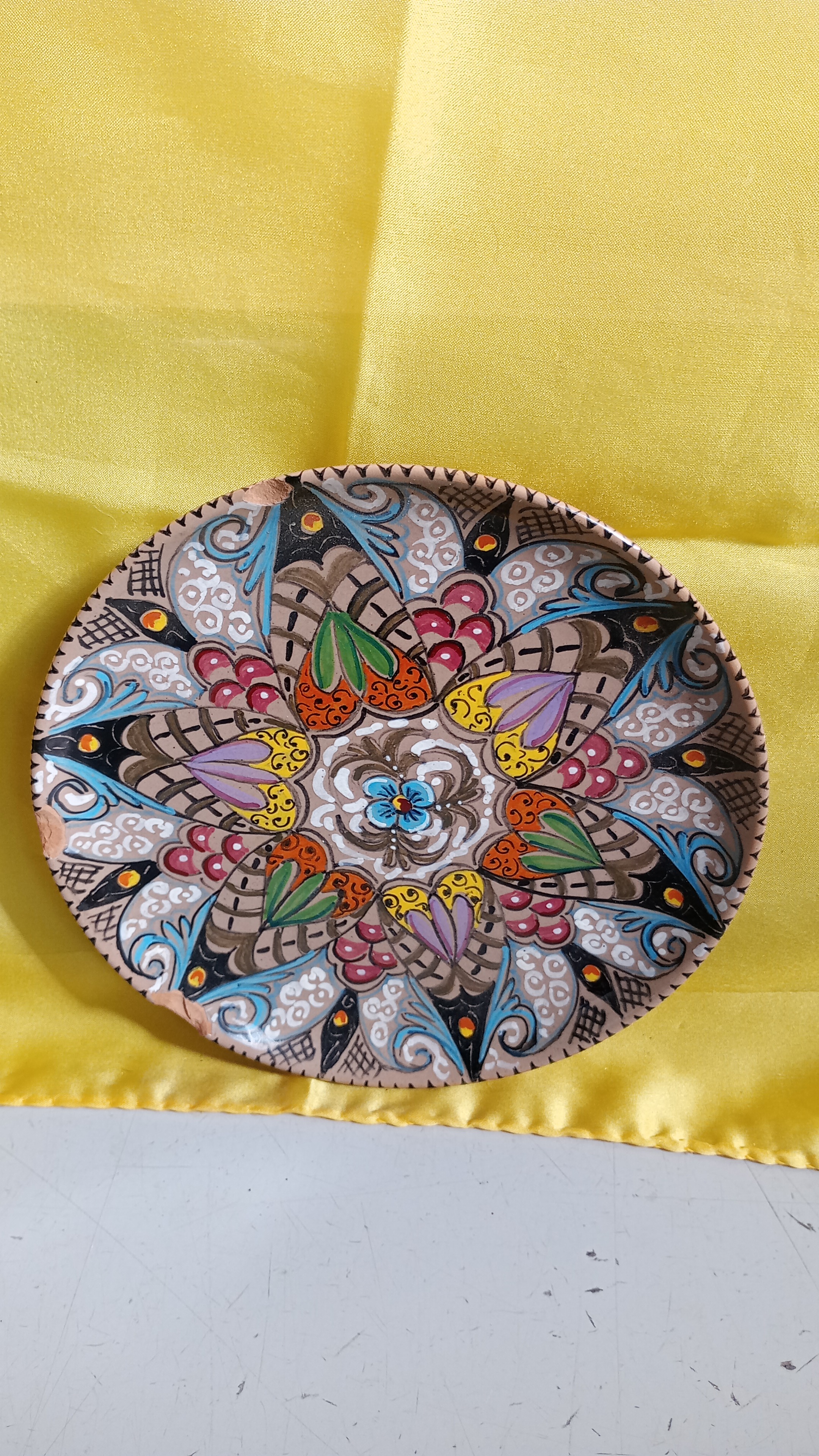  Piatto in ceramica Molaroni Pesaro 