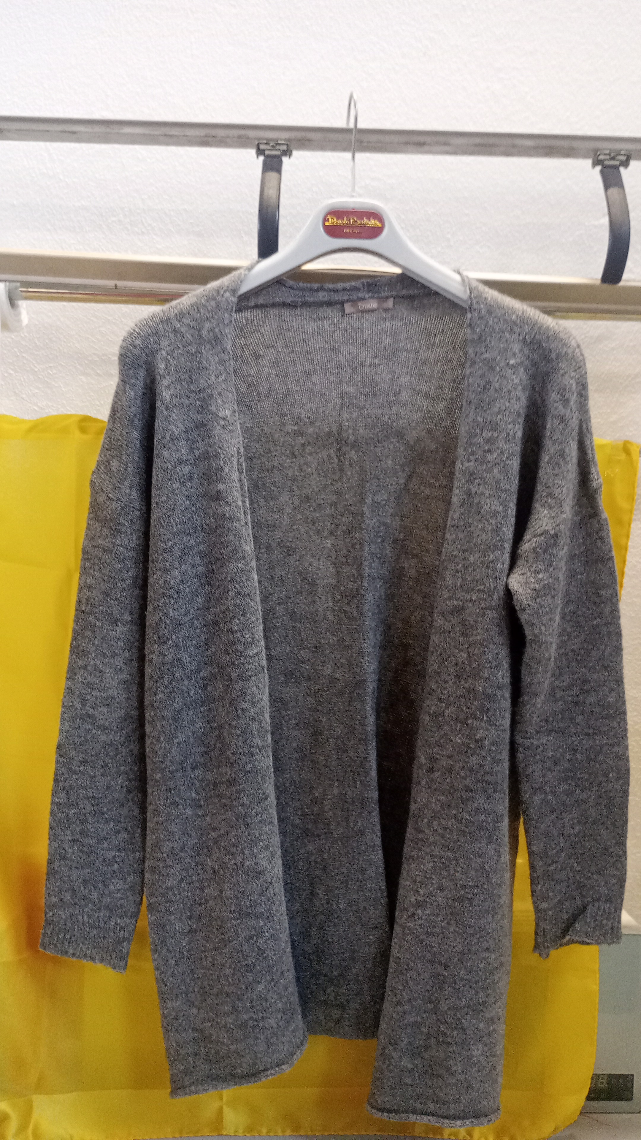 cardigan DIXIE in lana grigio