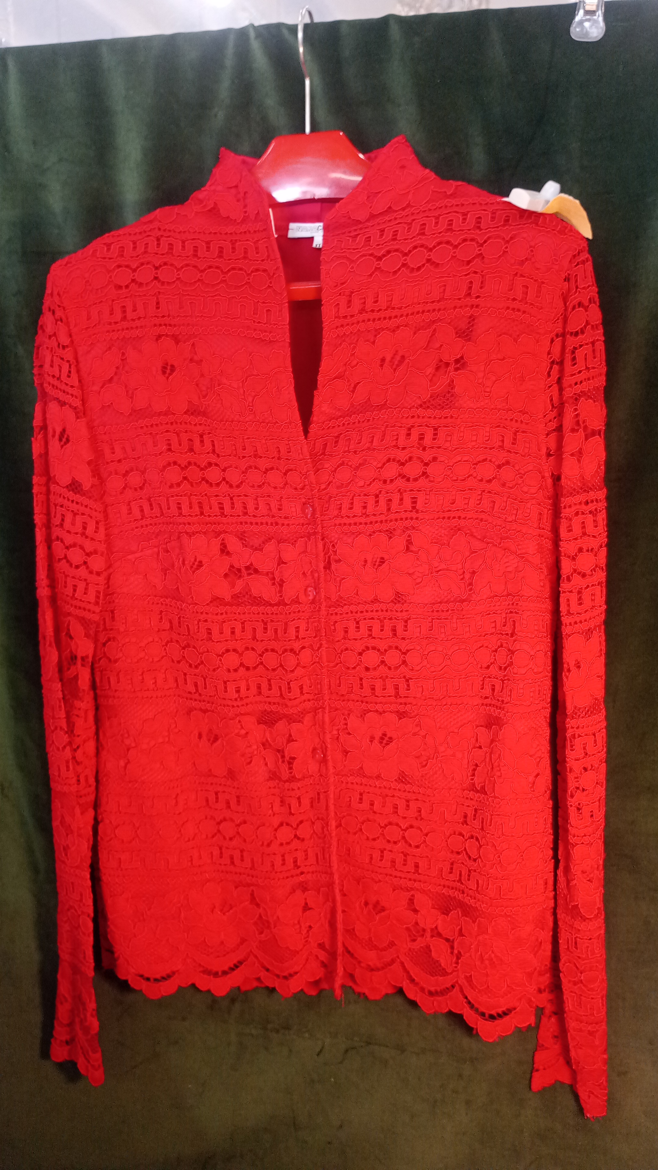 camicia rossa NARACAMICE