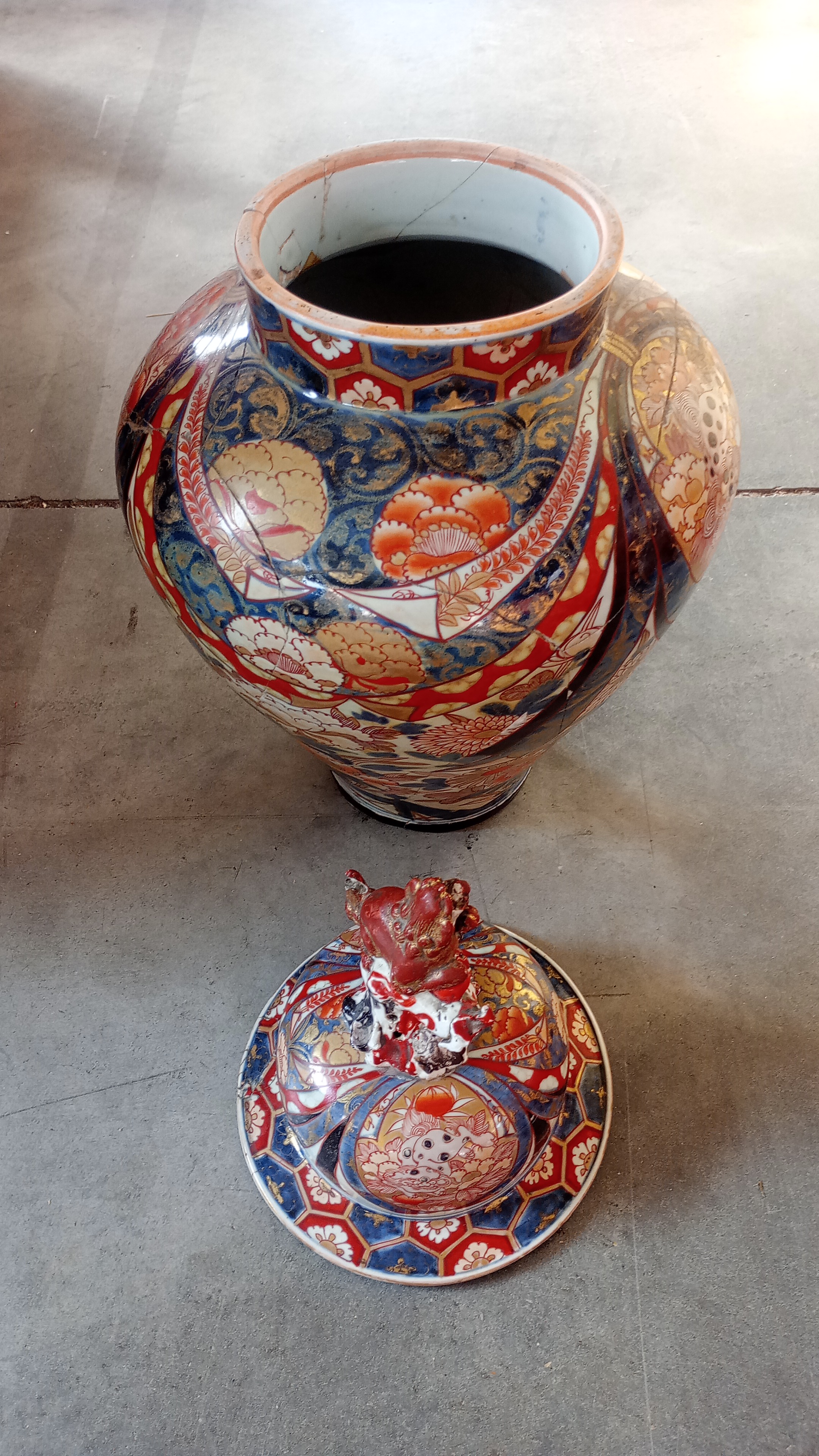 ANTICO VASO CINESE difetti visibili 