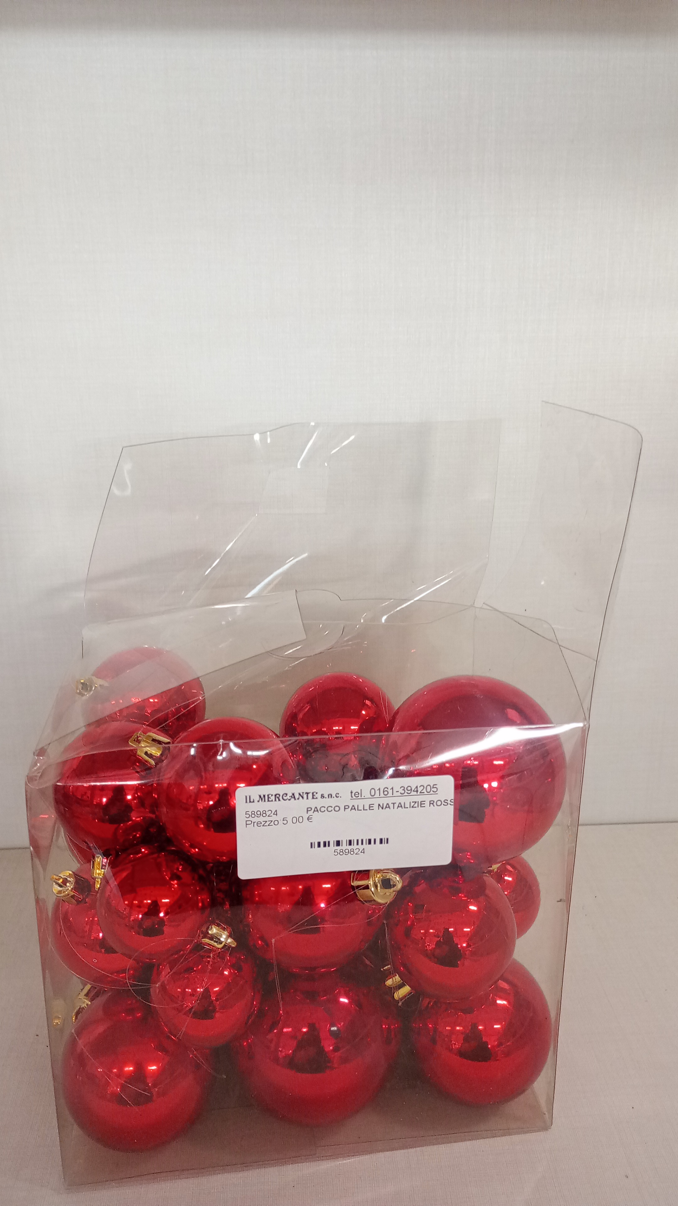 PACCO PALLE NATALIZIE ROSSE