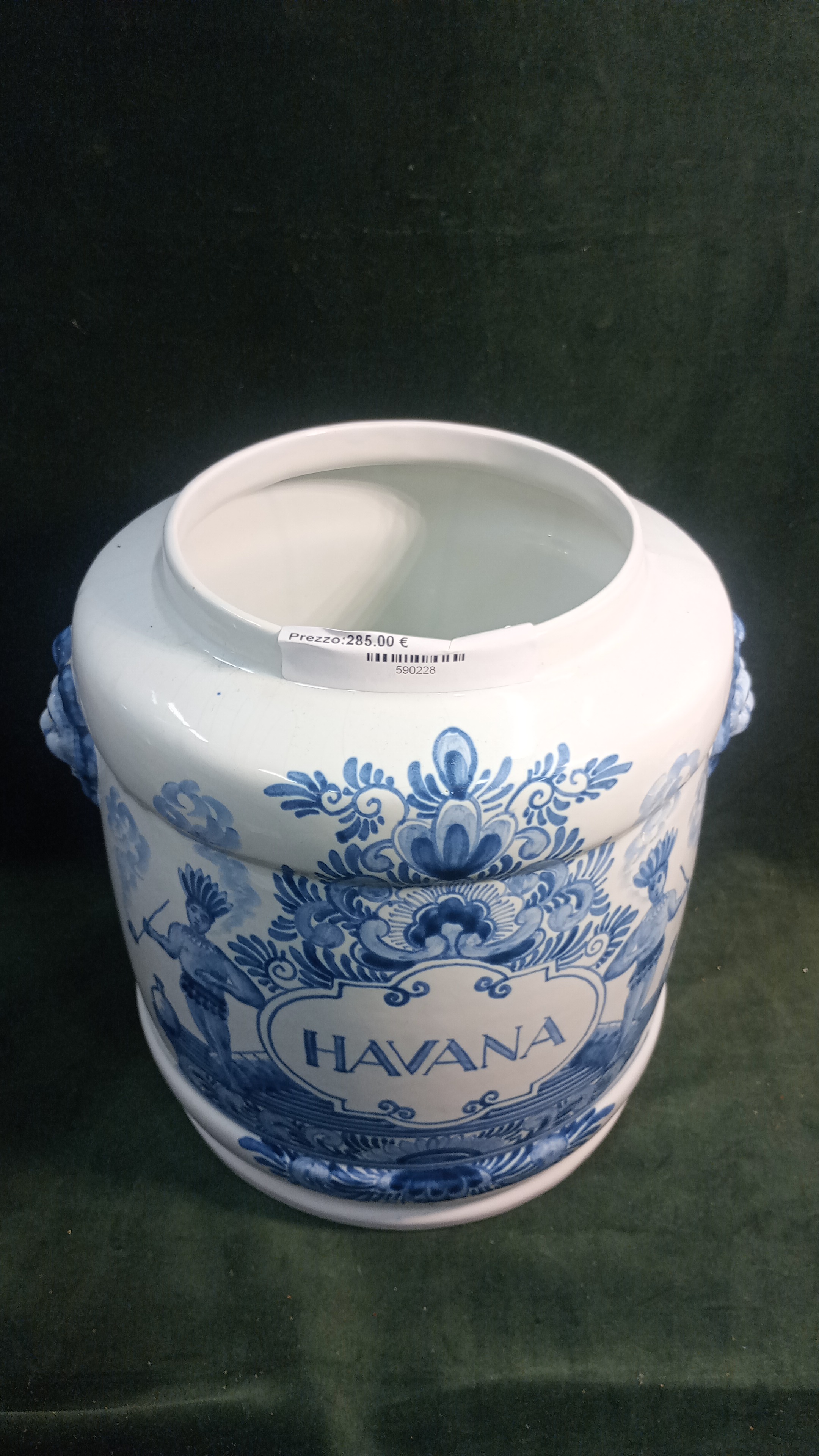 BARATTOLO PORTA TABACCO HAVANA DELFT 