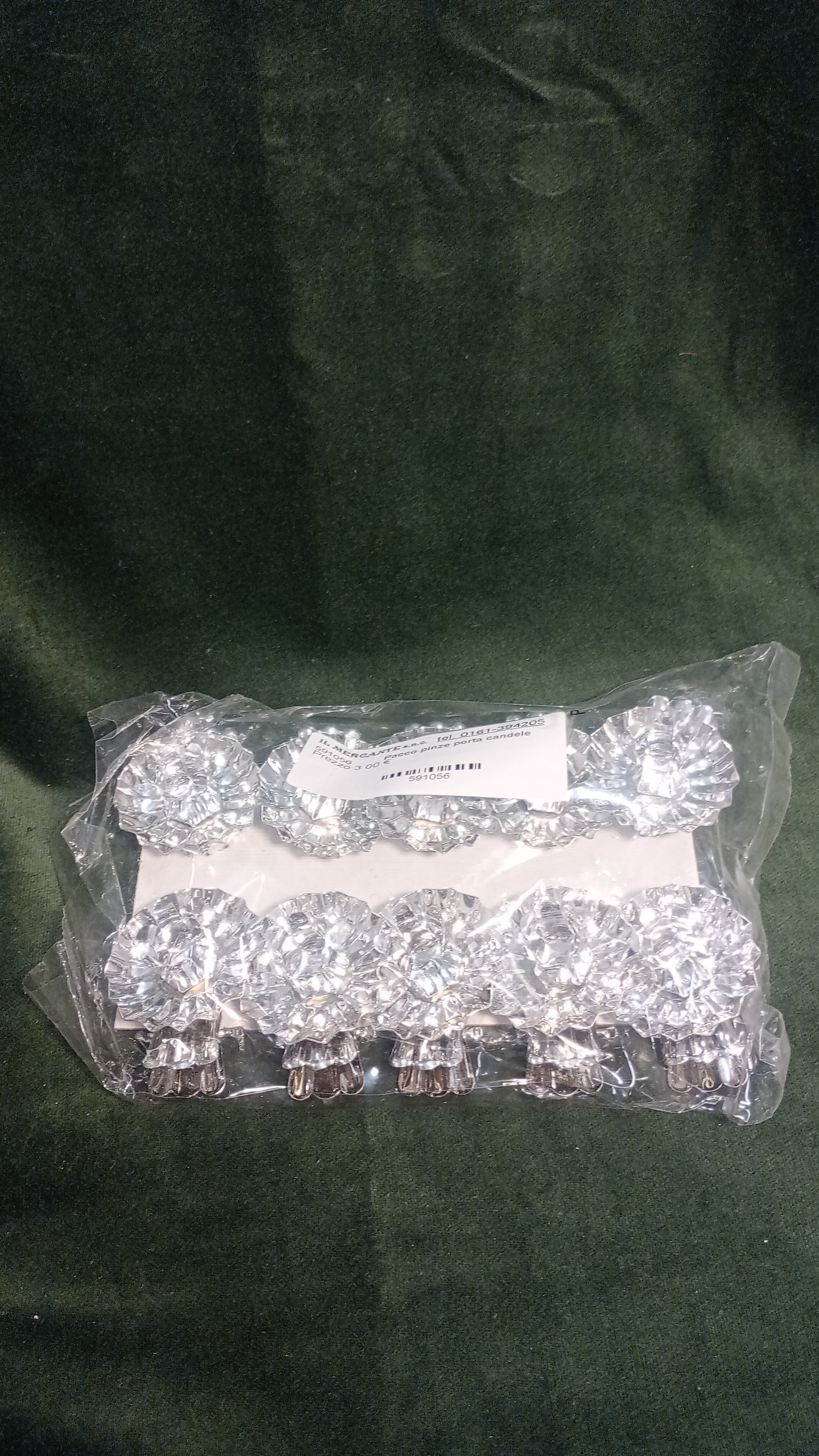  Pacco pinze porta candele