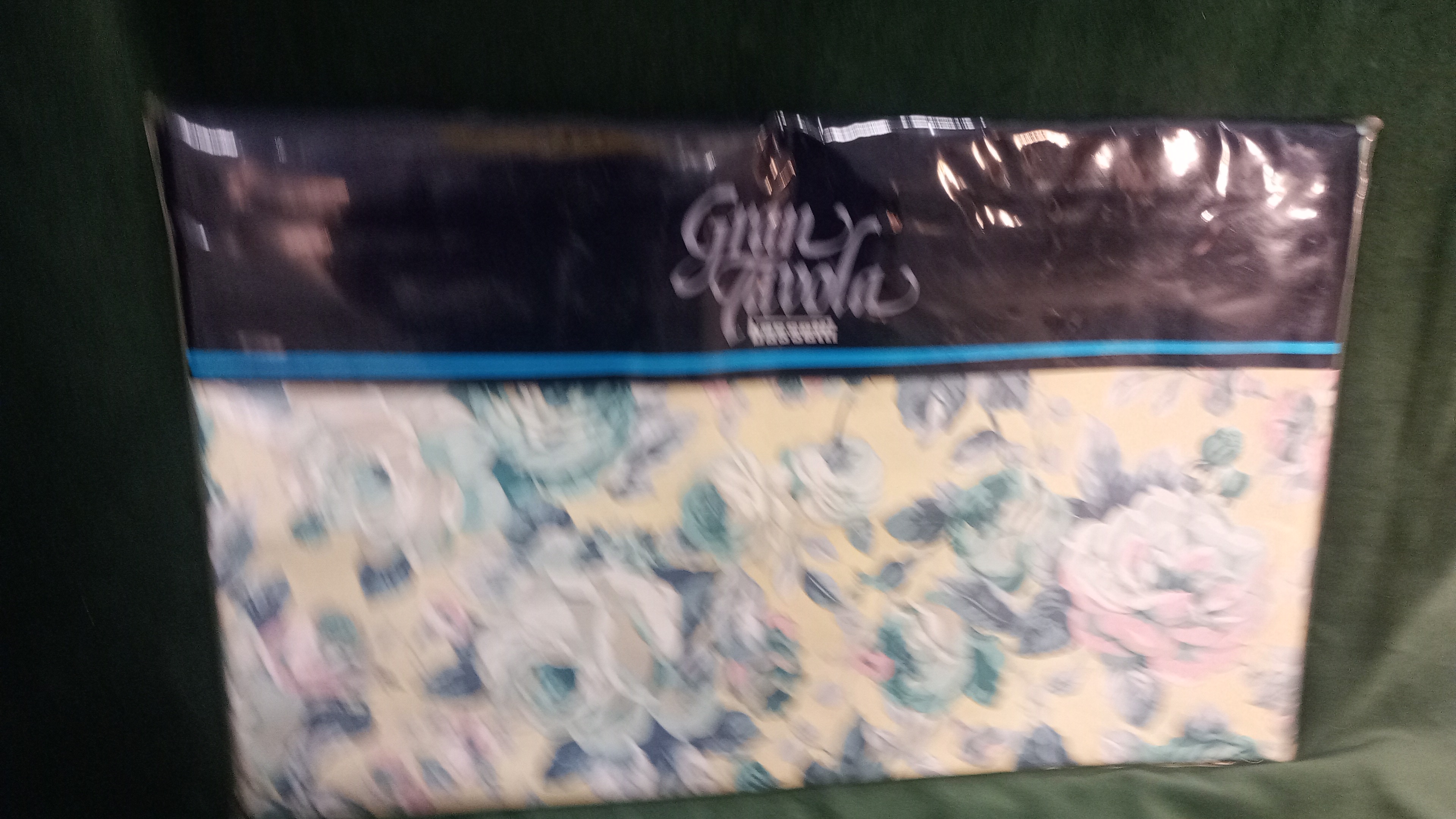  Tovaglia rettangolare 12 posti disegno floreale gran tavola Bassetti