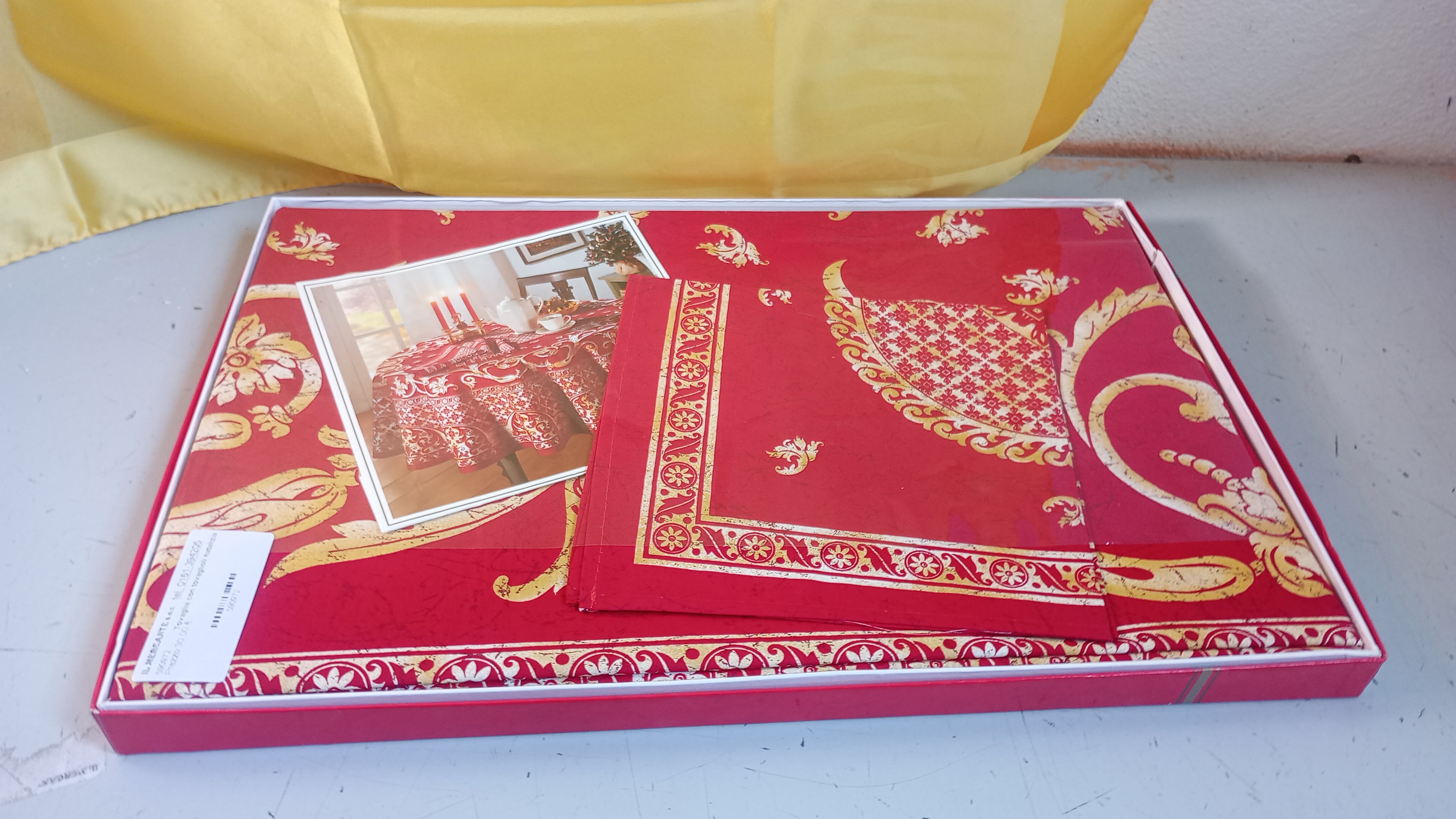  Tovaglia con tovaglioli natalizia Bassetti