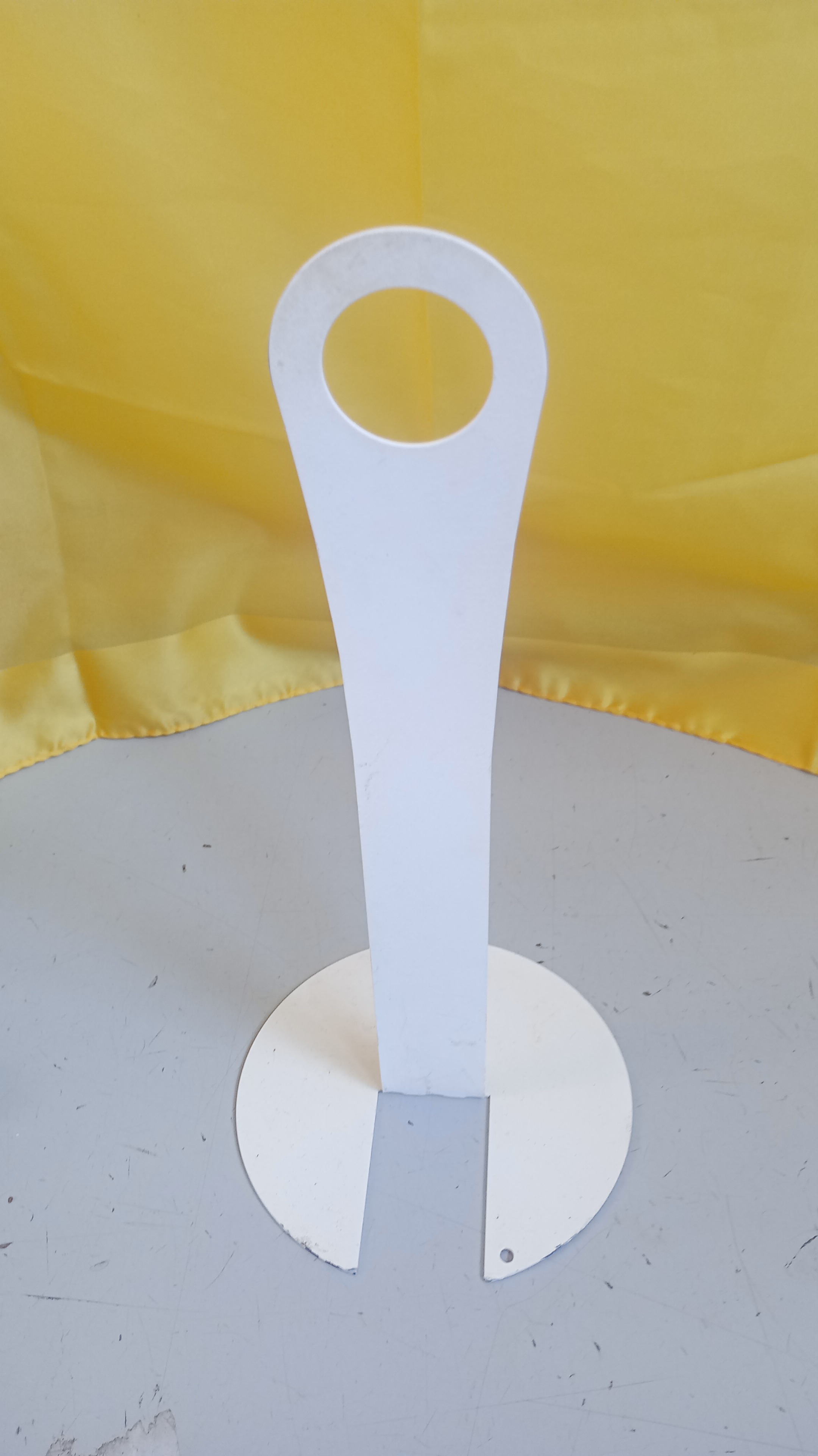 PORTA ROTOLI IN METALLO BIANCO