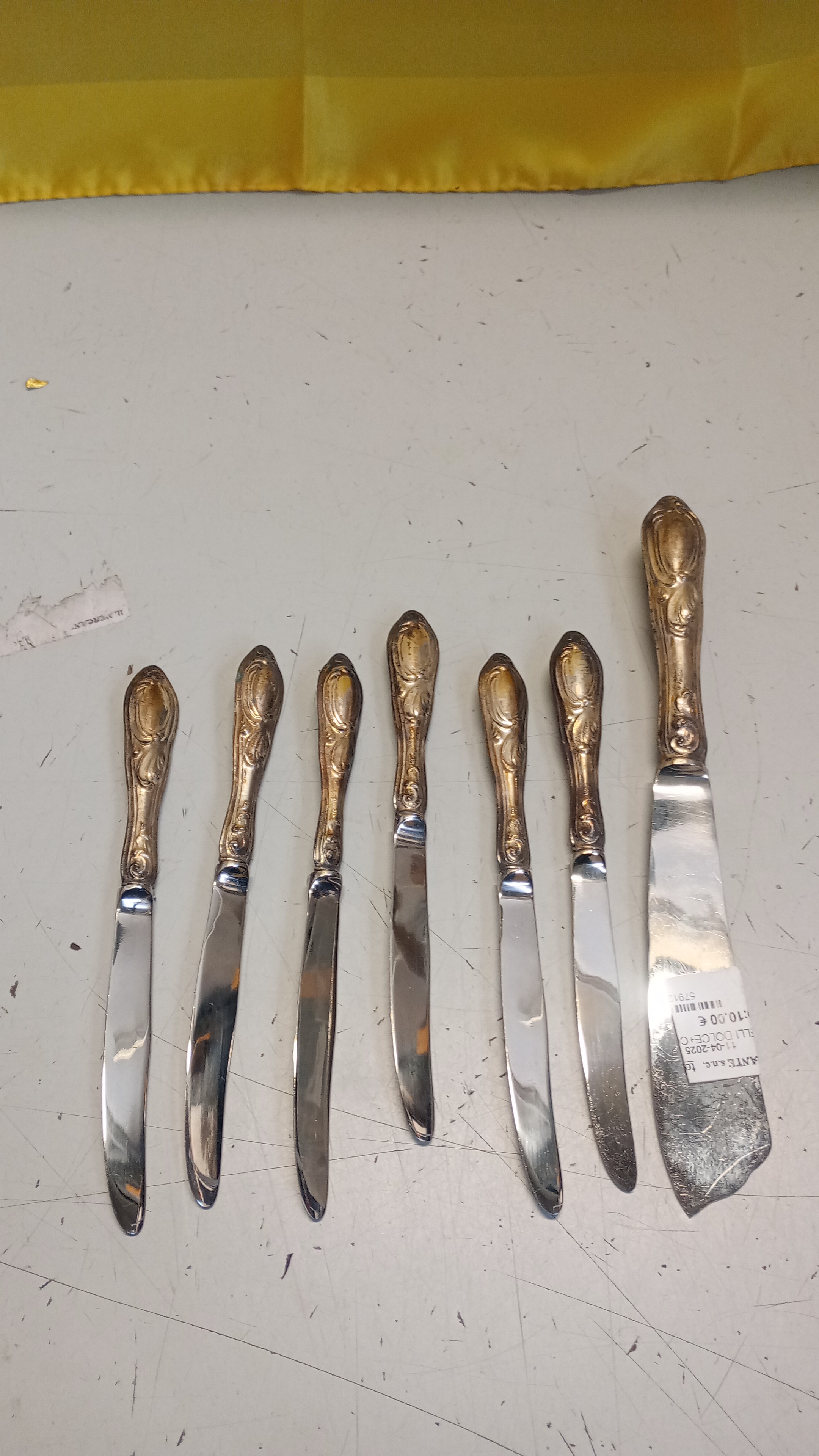 6 COLTELLI DOLCE+COLTELLO GRANDE