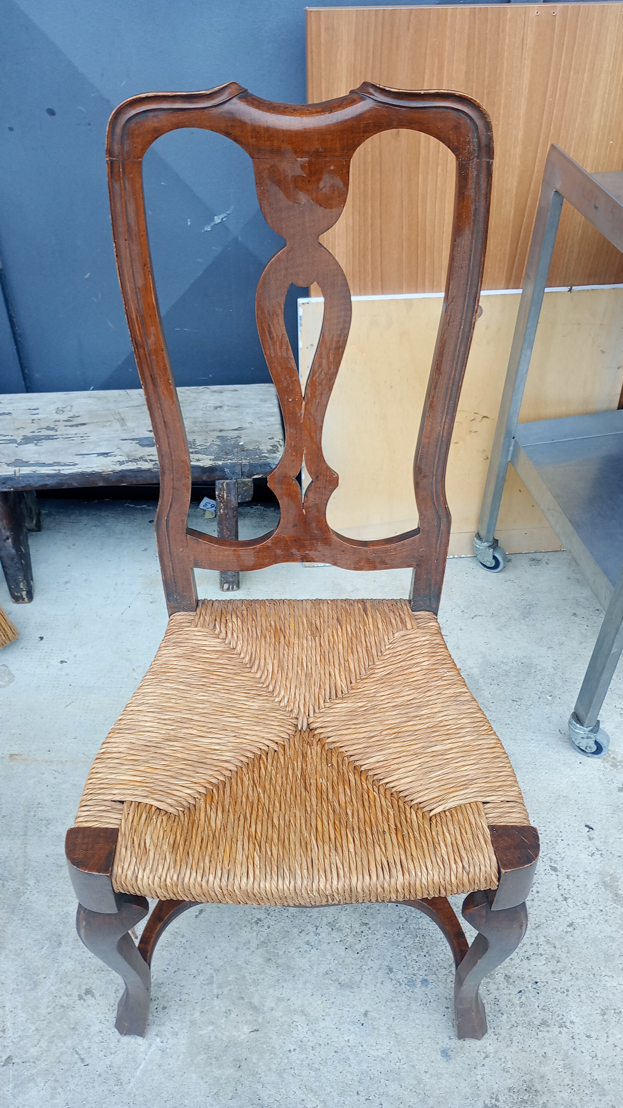 5 SEDIE SEDUTA IN CORDA