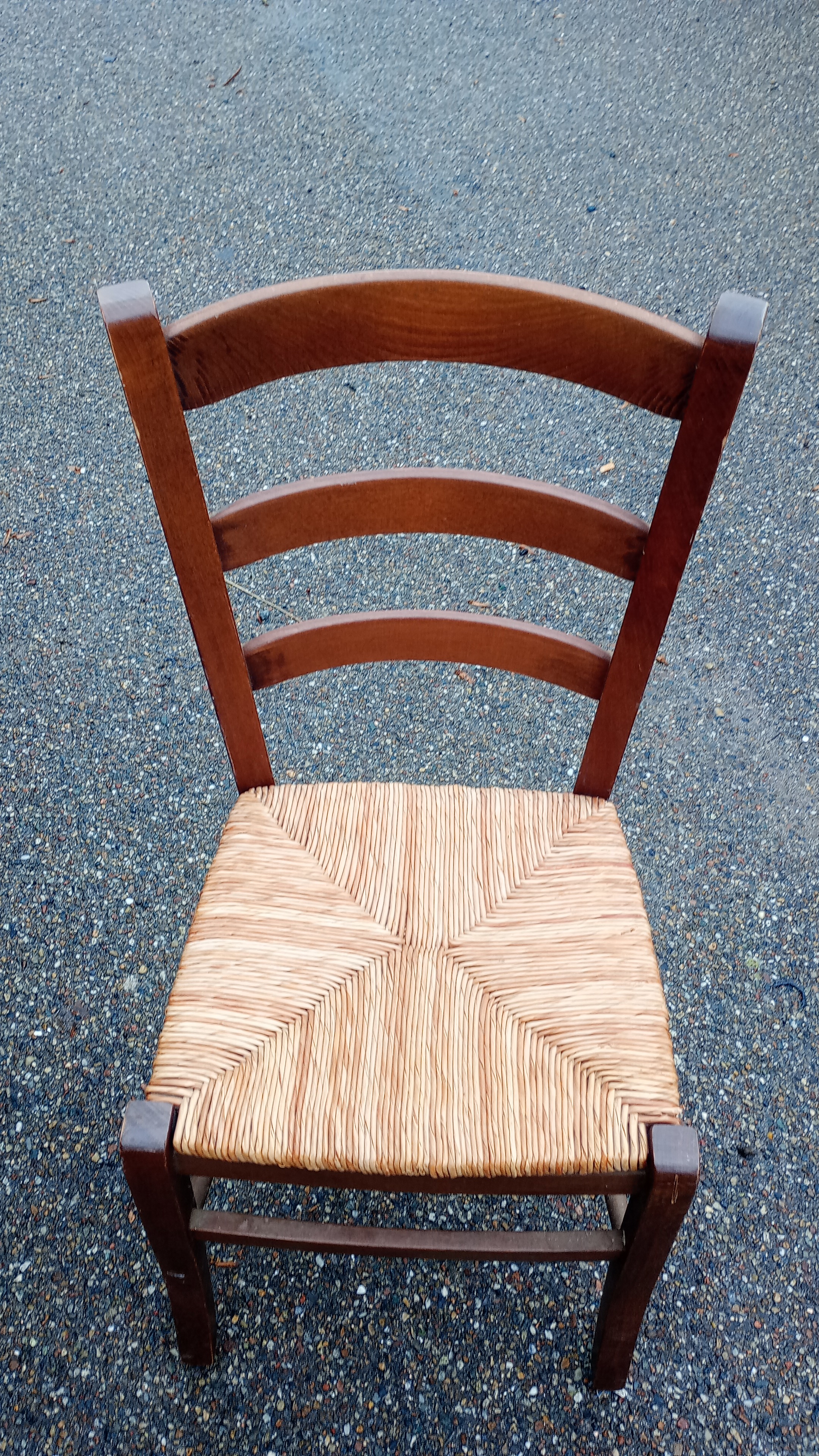 4 SEDIE SEDUTA IN PAGLIA 