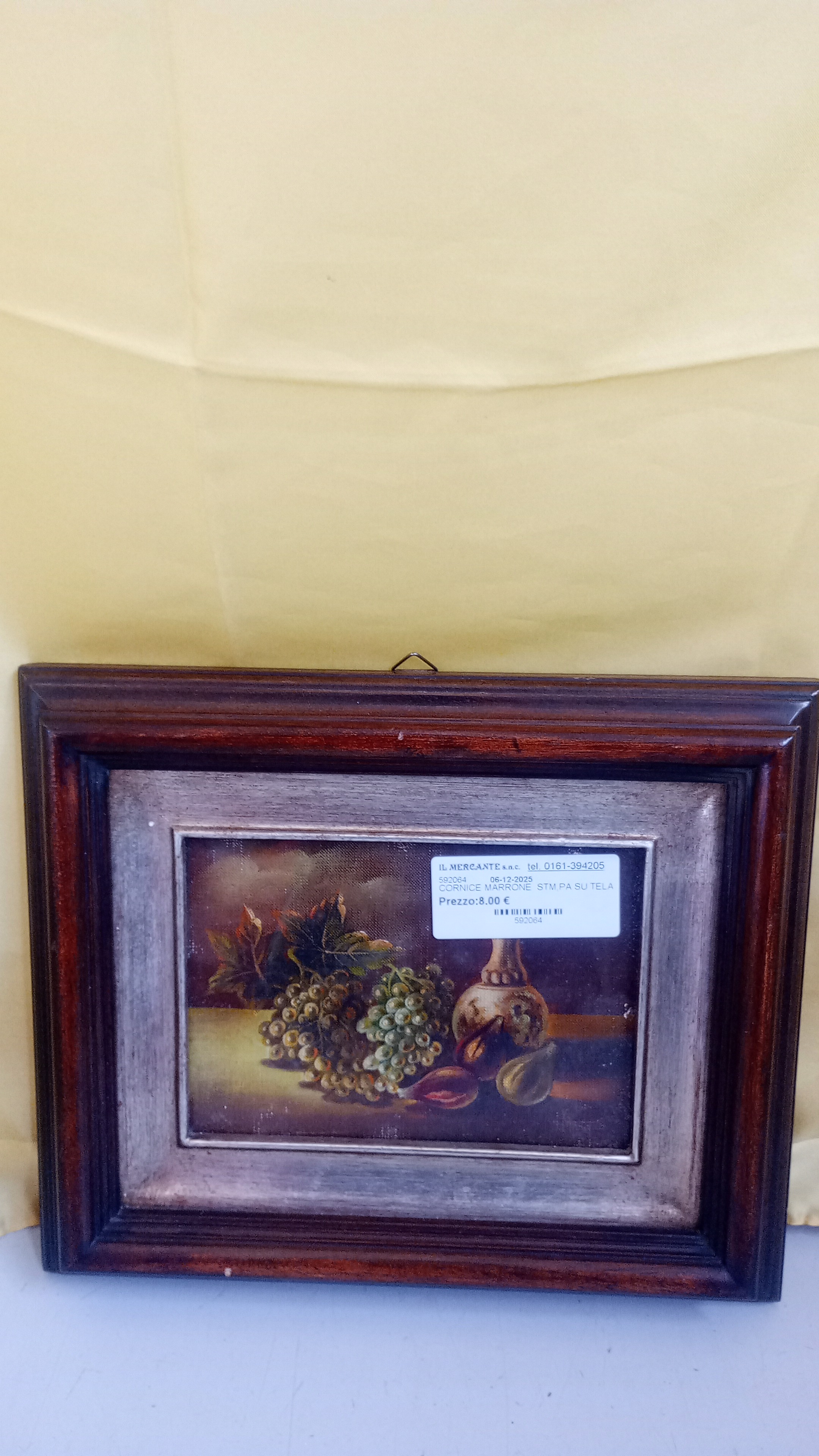 CORNICE MARRONE  STM,PA SU TELA 