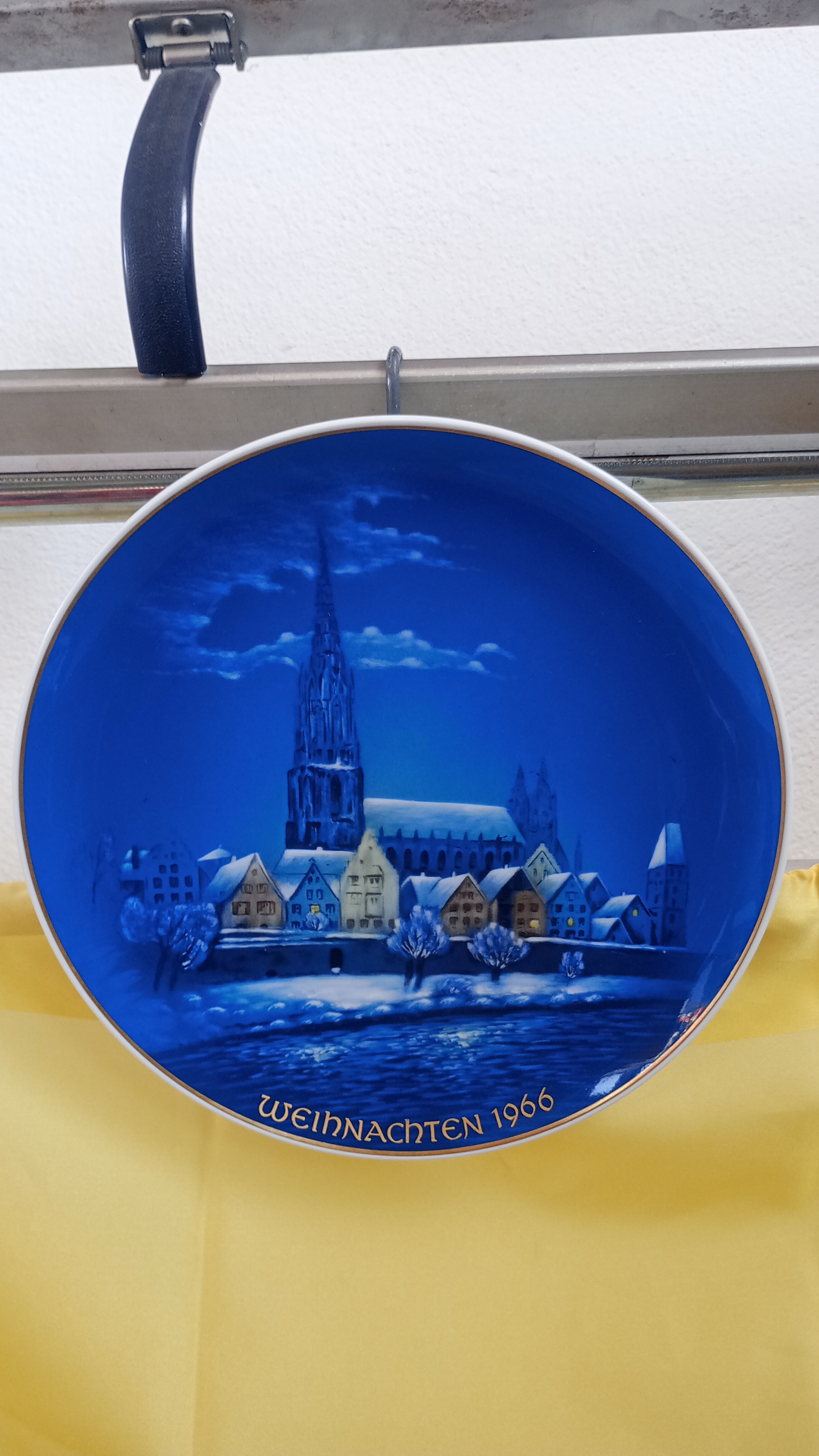 PIATTO ROSENTHAL IMMAGINE NATALE CON ANNO