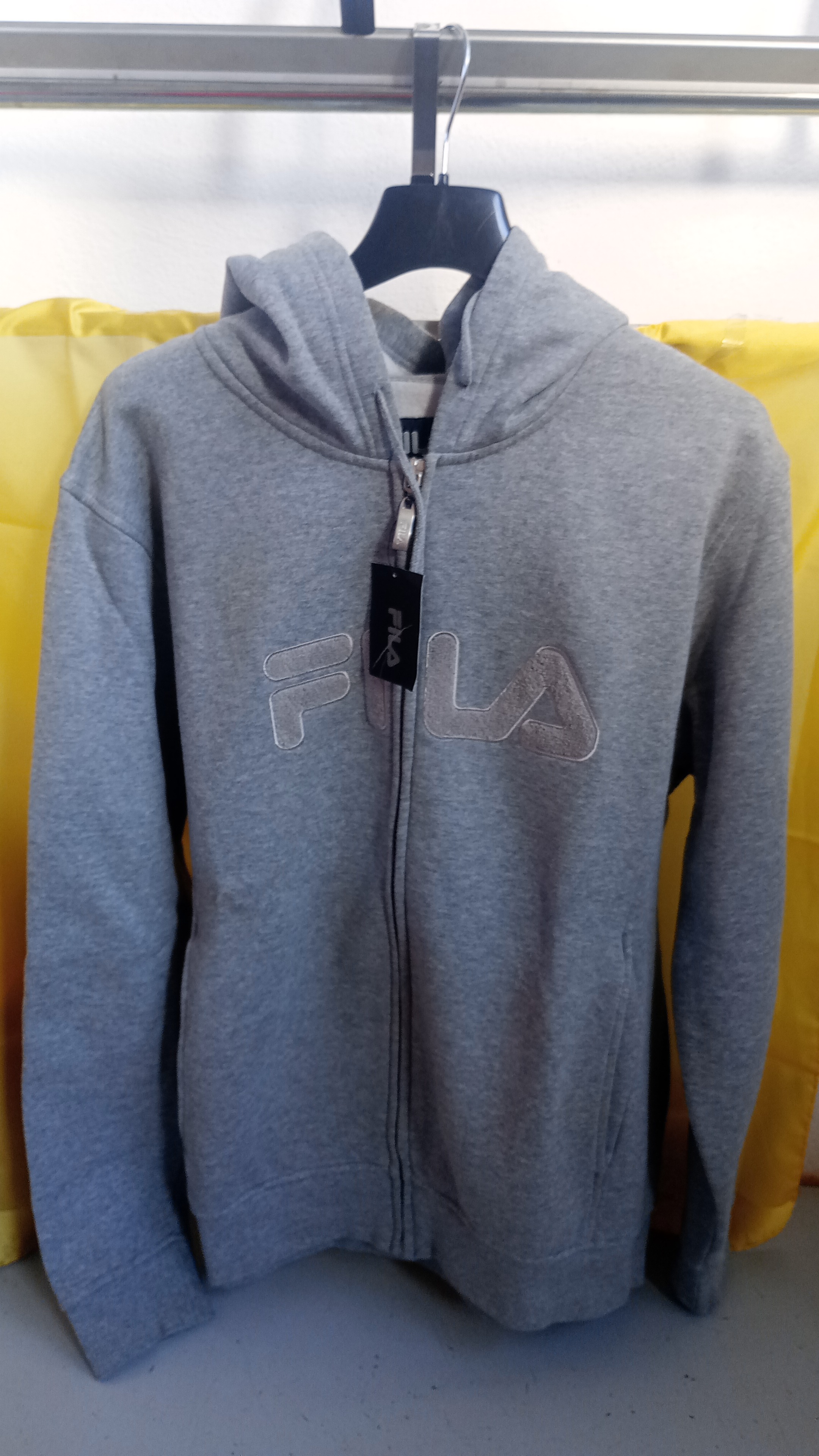 felpa grigia FILA