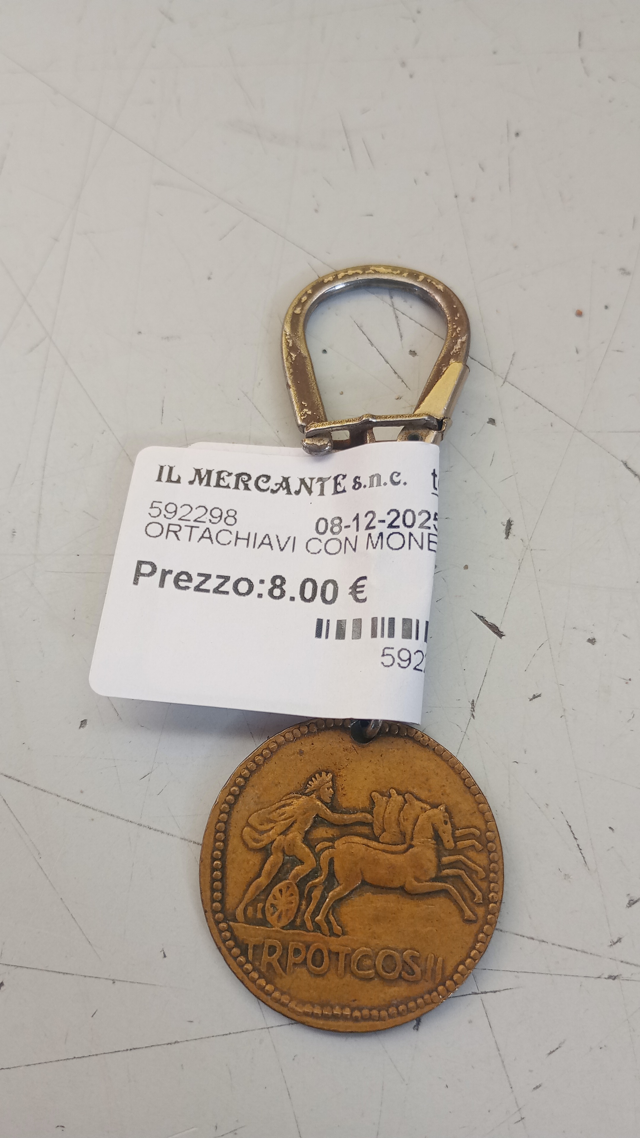 ORTACHIAVI CON MONETE ROMANAGGRECA 