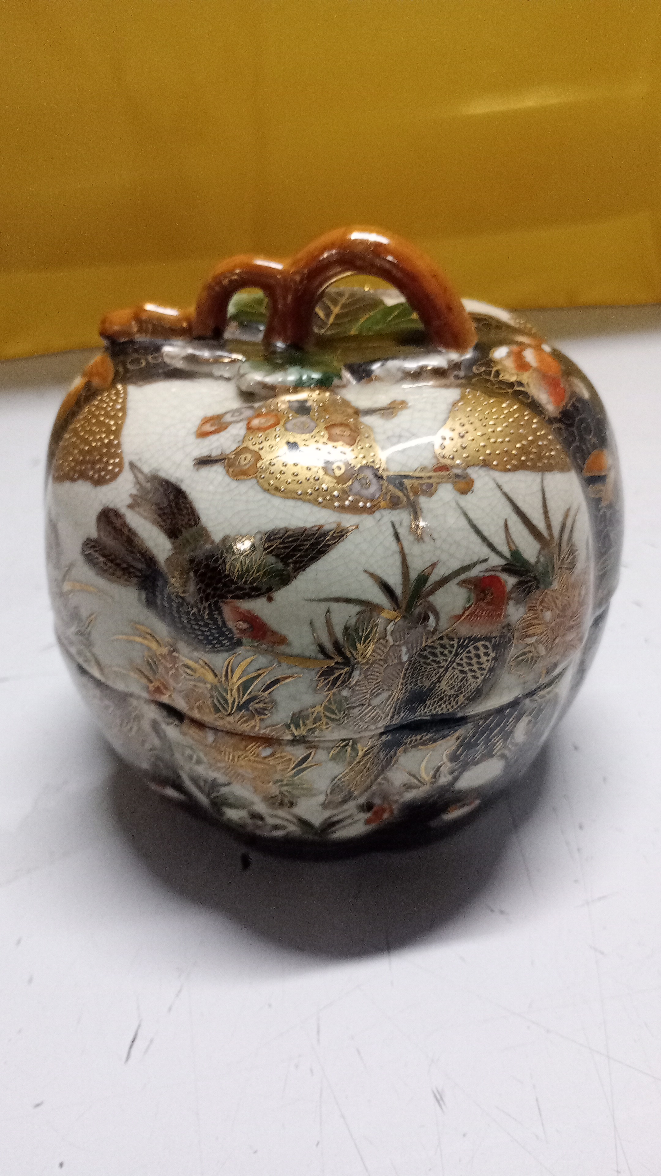 COPPA SATSUMA DEC A MANO GIAPPONE FINE 800 