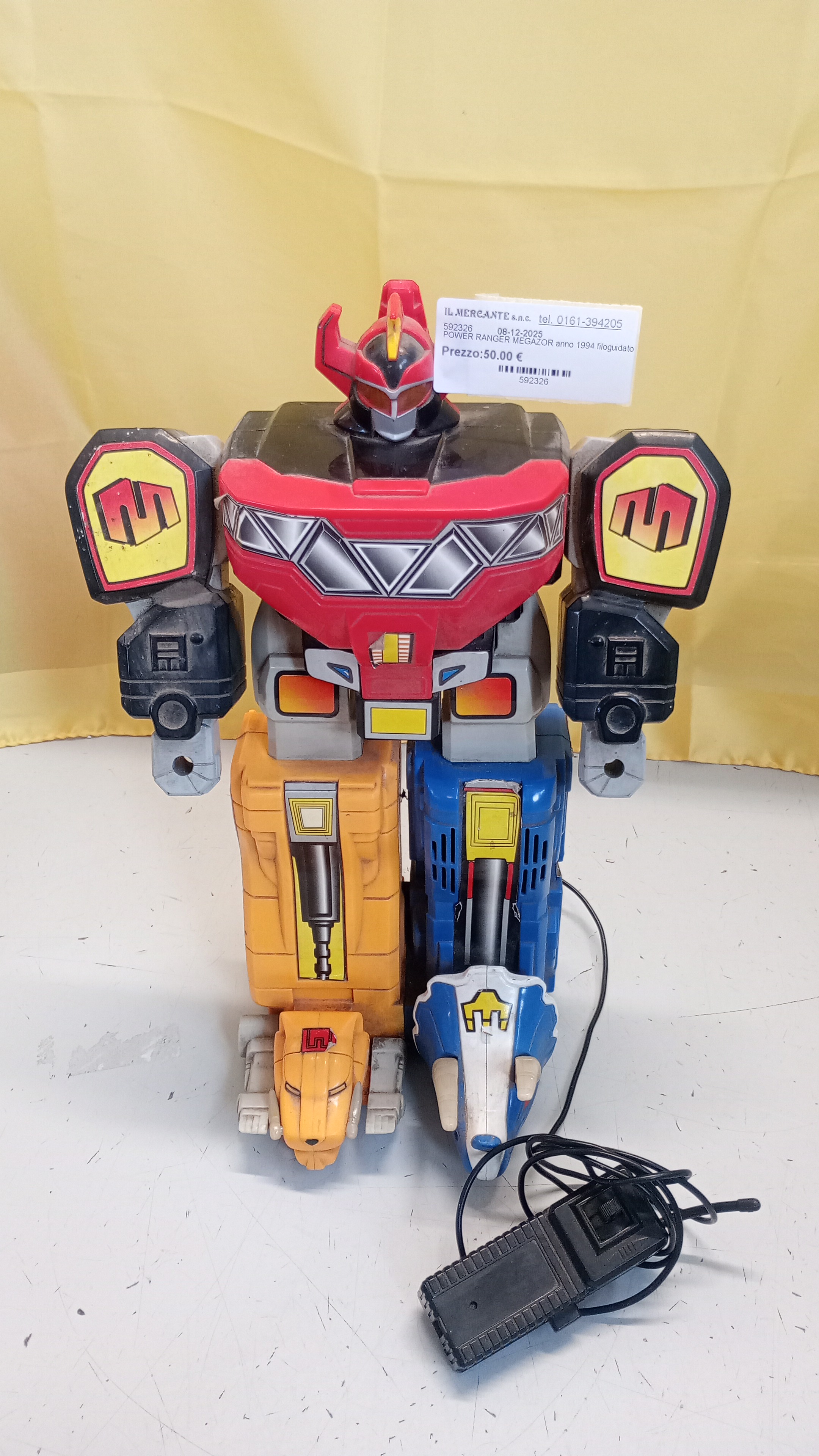 POWER RANGER MEGAZOR anno 1994 filoguidato
