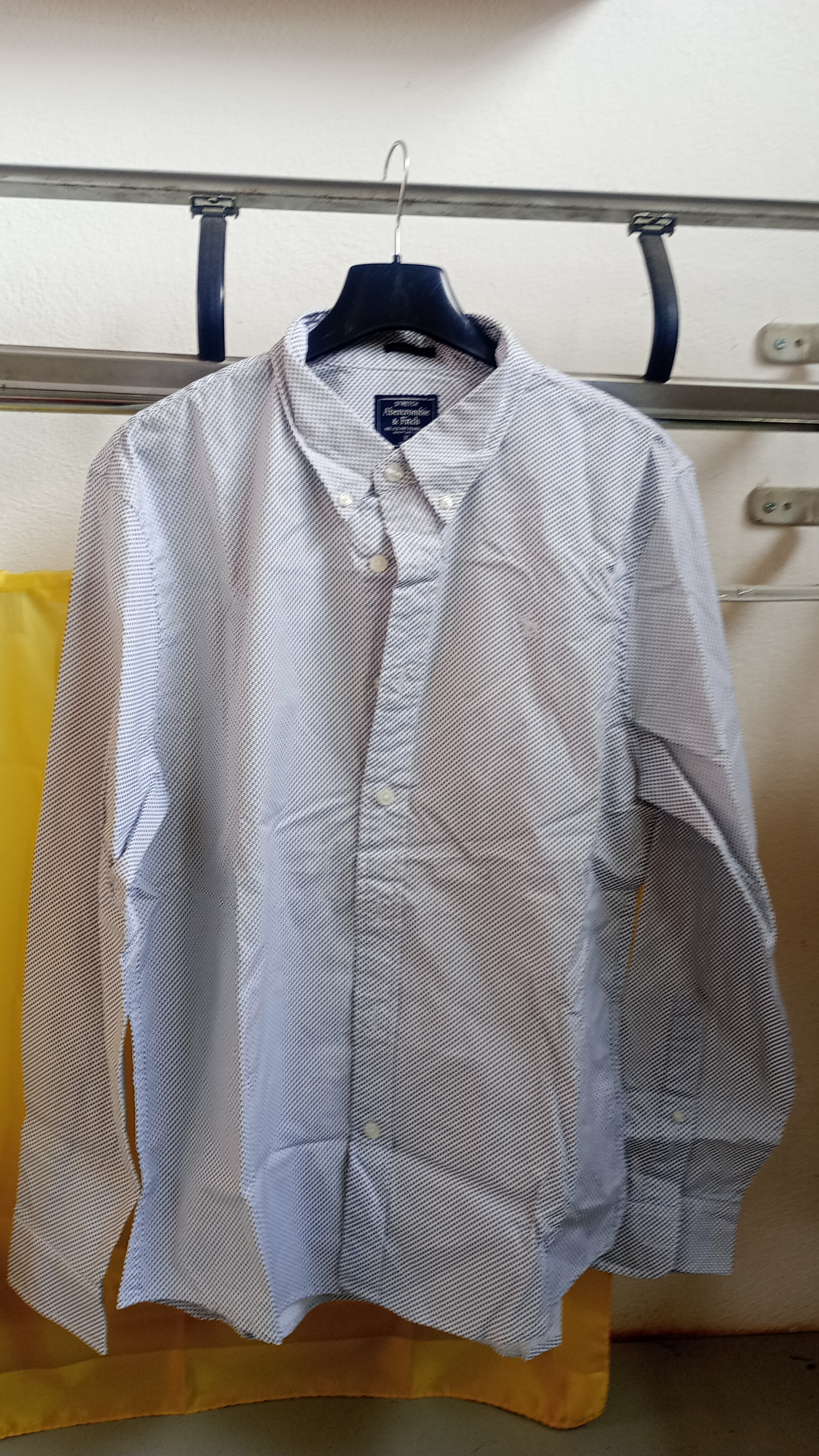 CAMICIA A POIS BAINCA E NERA ALBERCROMBIE