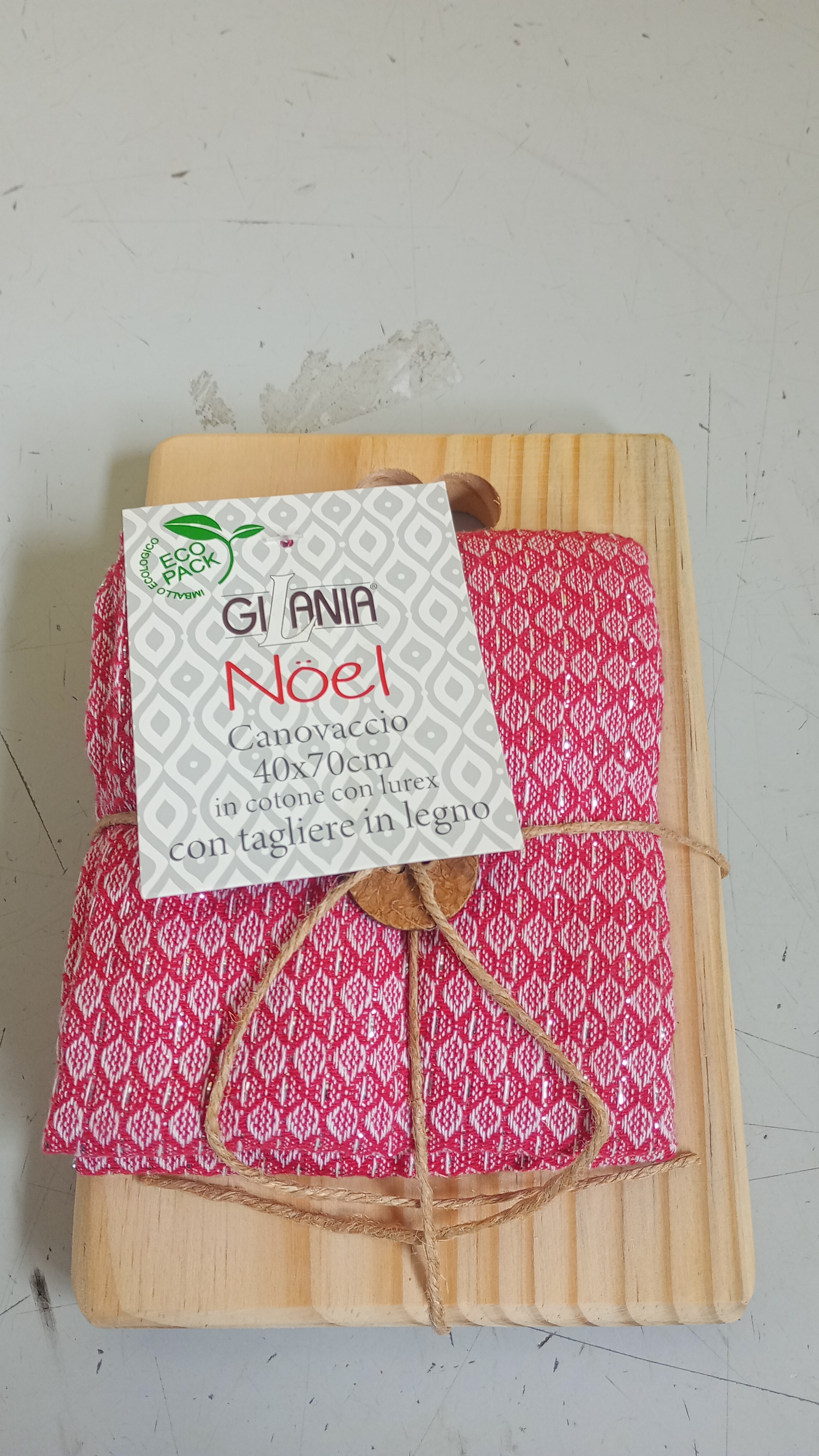 canovaccio con tagliere