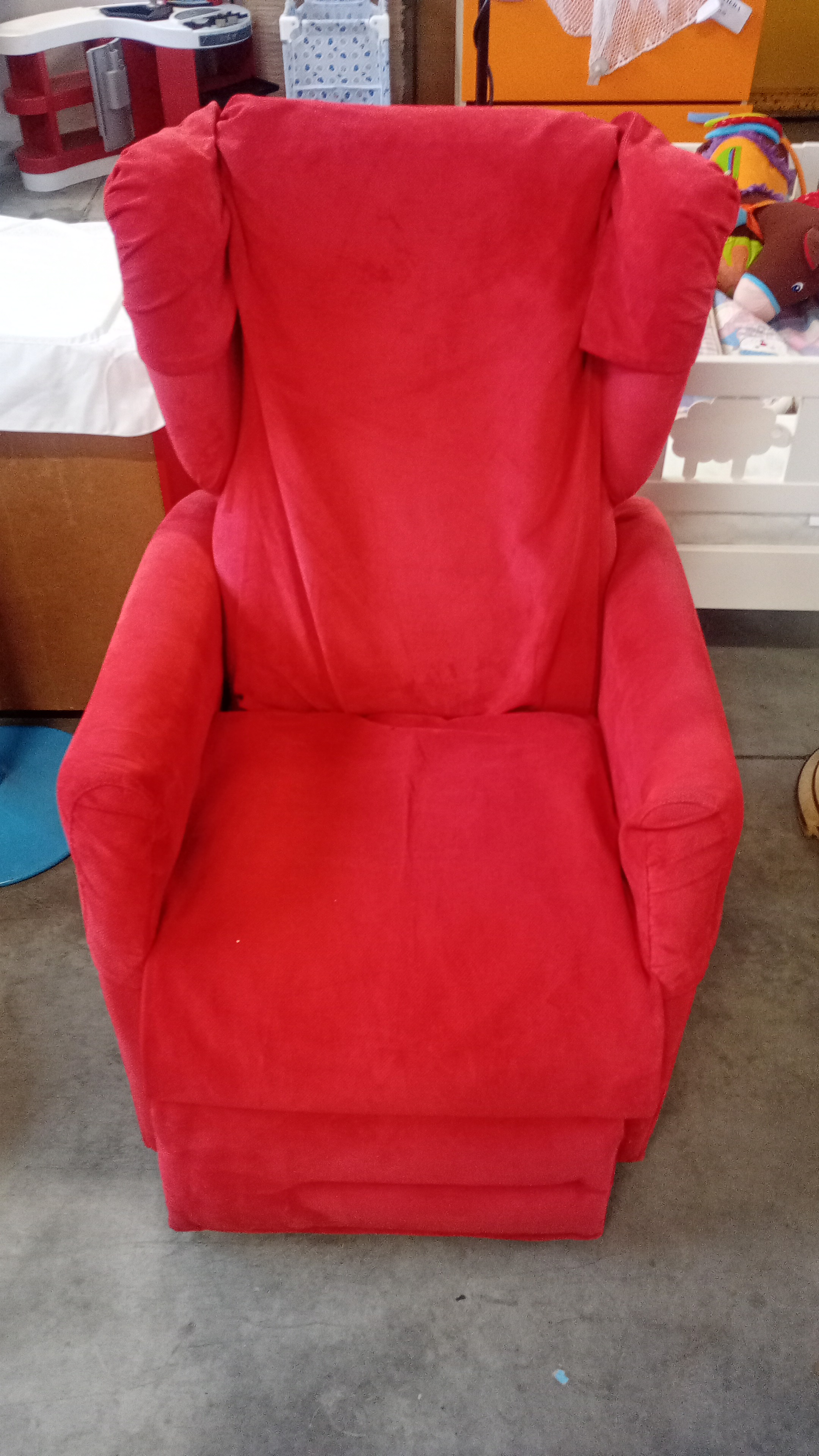 POLTRONA ELETTRICA ROSSA 