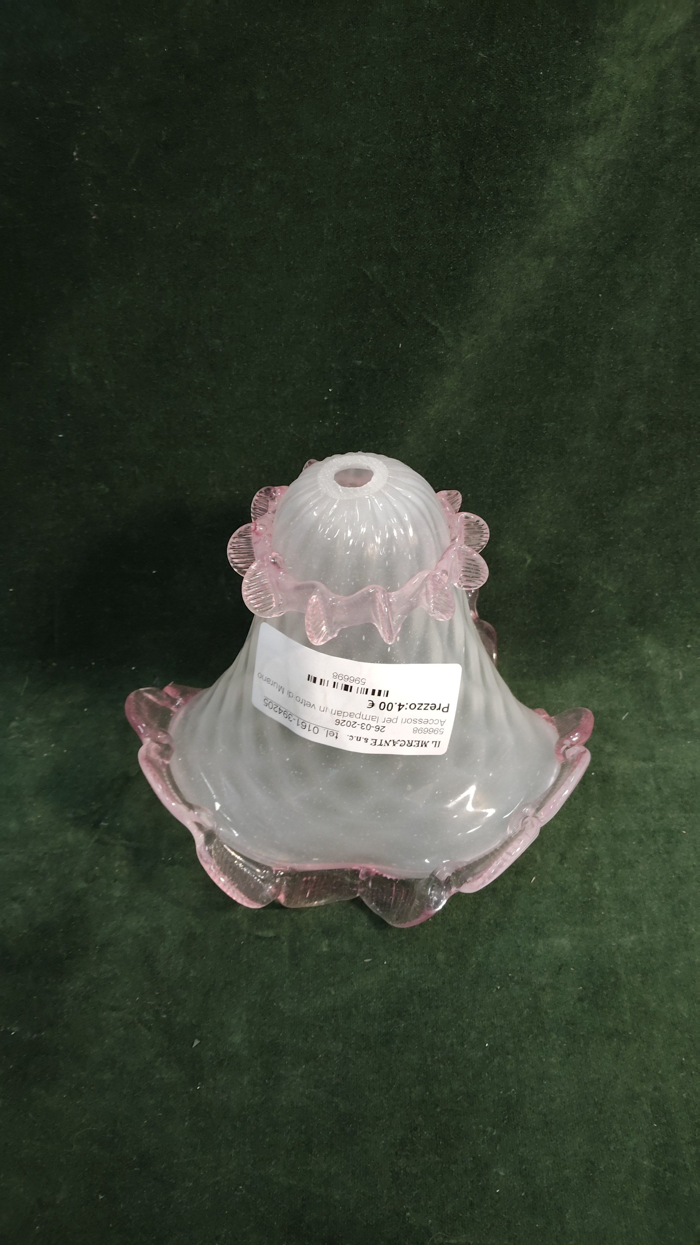 Accessori per lampadari in vetro di Murano