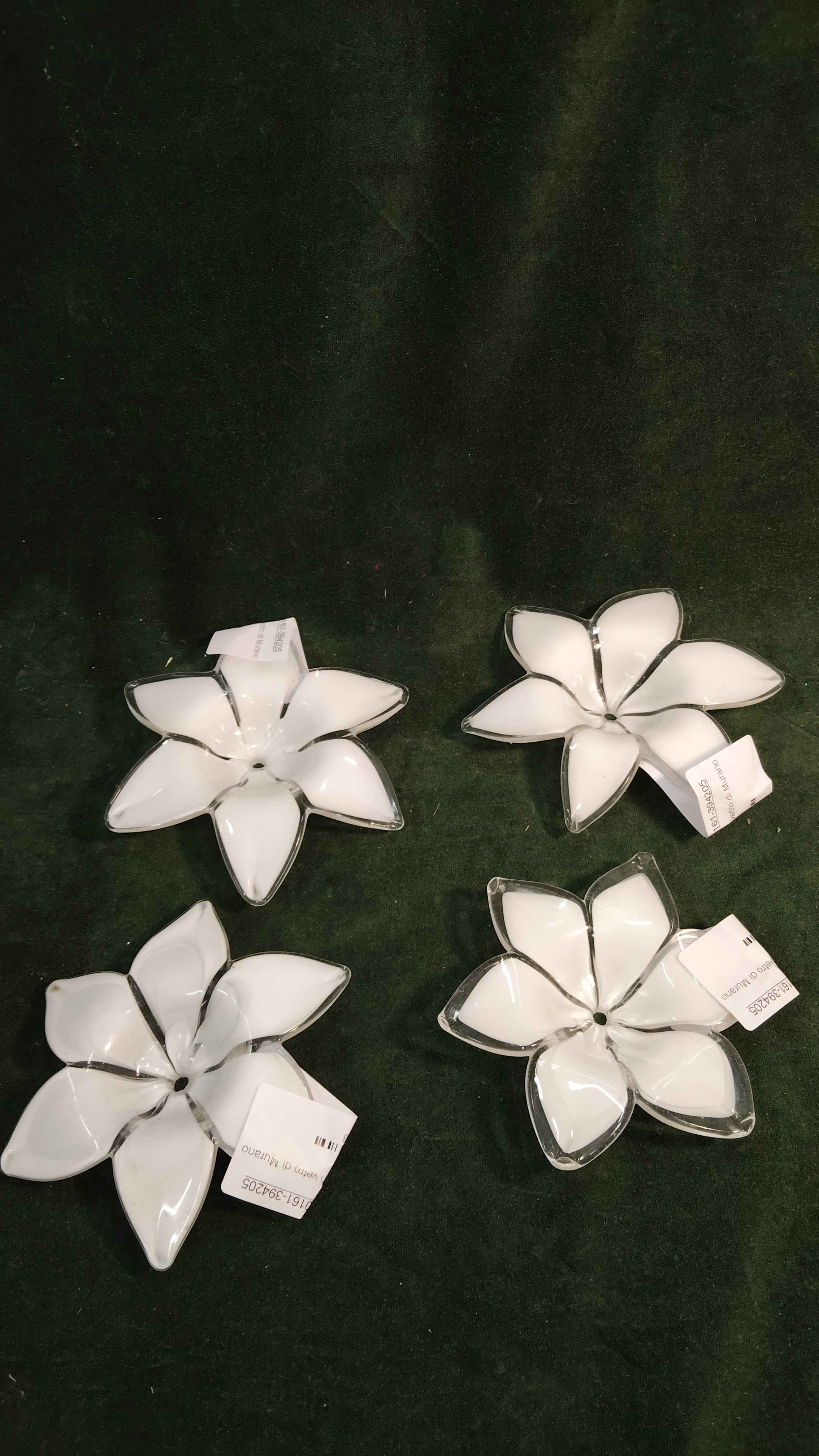 Accessori per lampadari in vetro di Murano