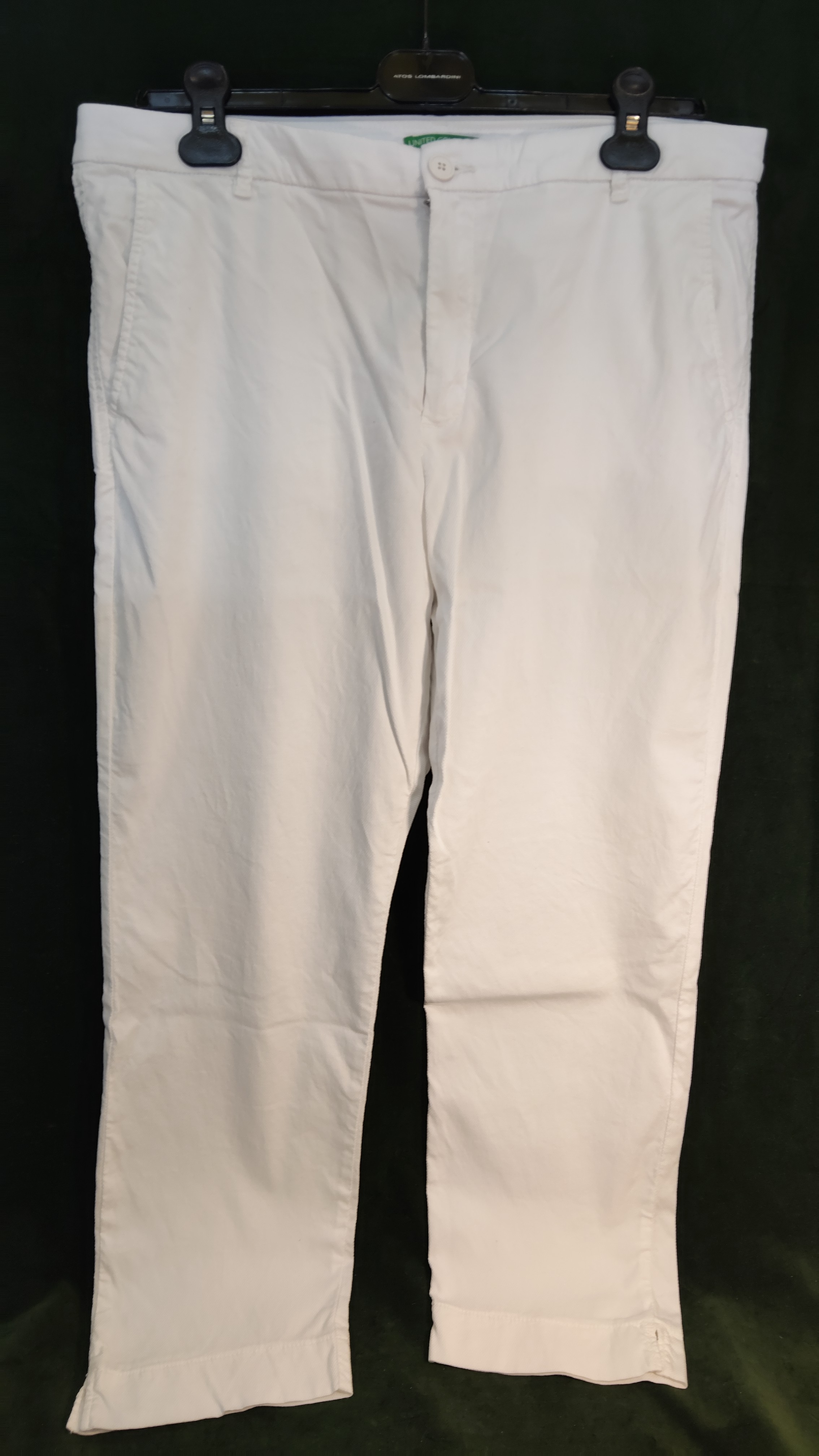pant. bianco BENETTON tg.46