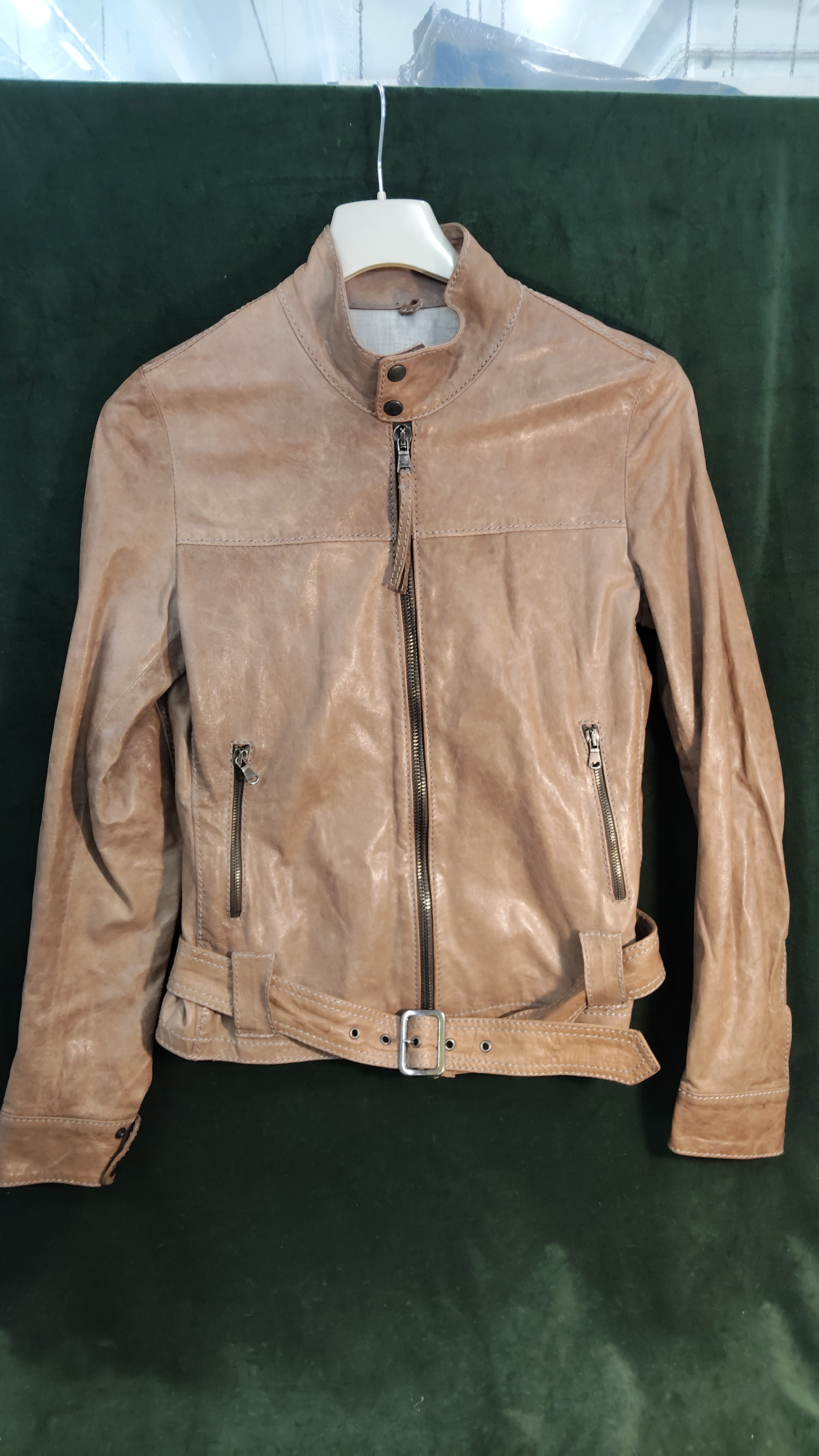 giacca in pelle VINCENT&lsquo;S tg.42