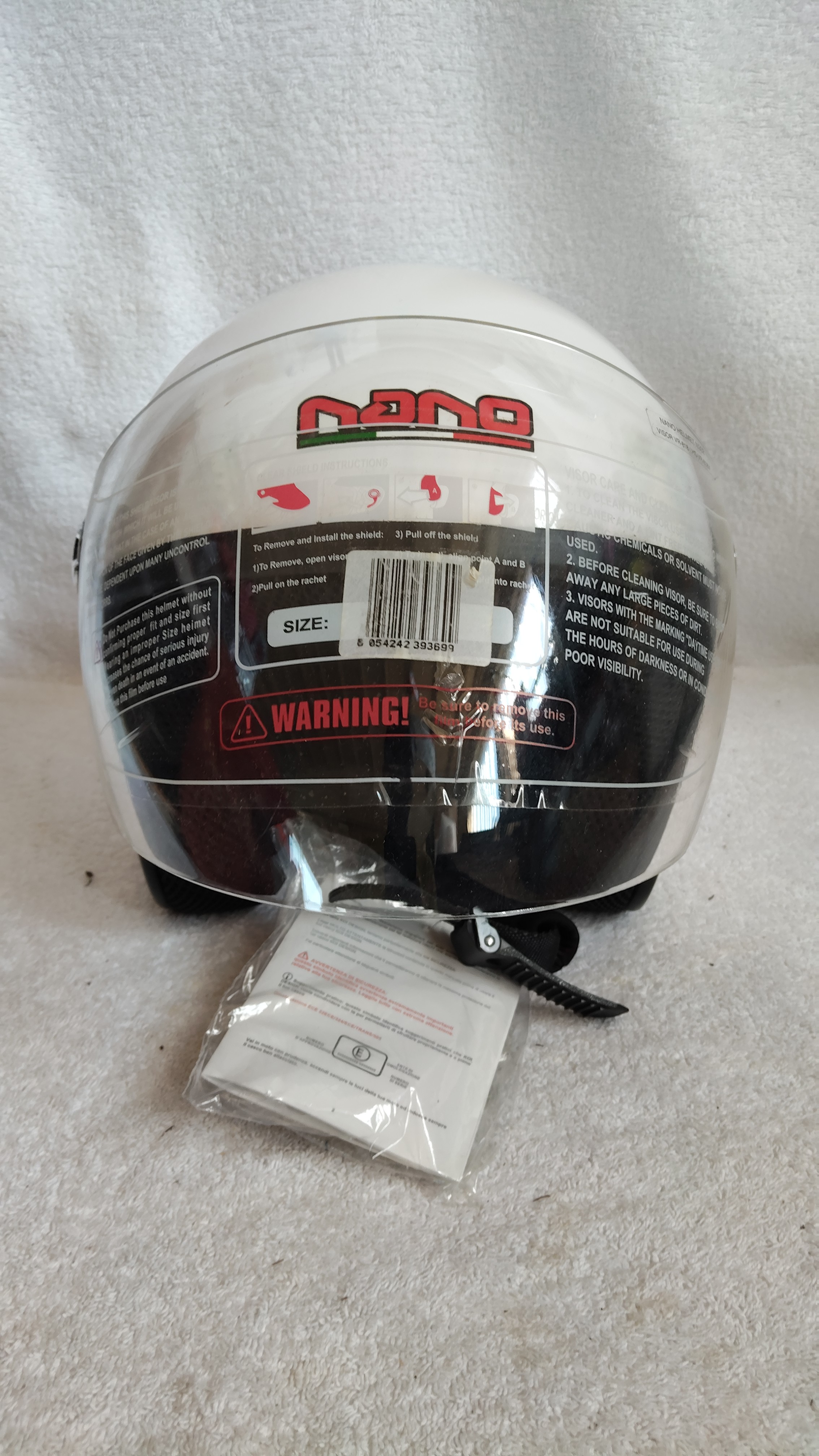 CASCO A JET BIANCO NONO 