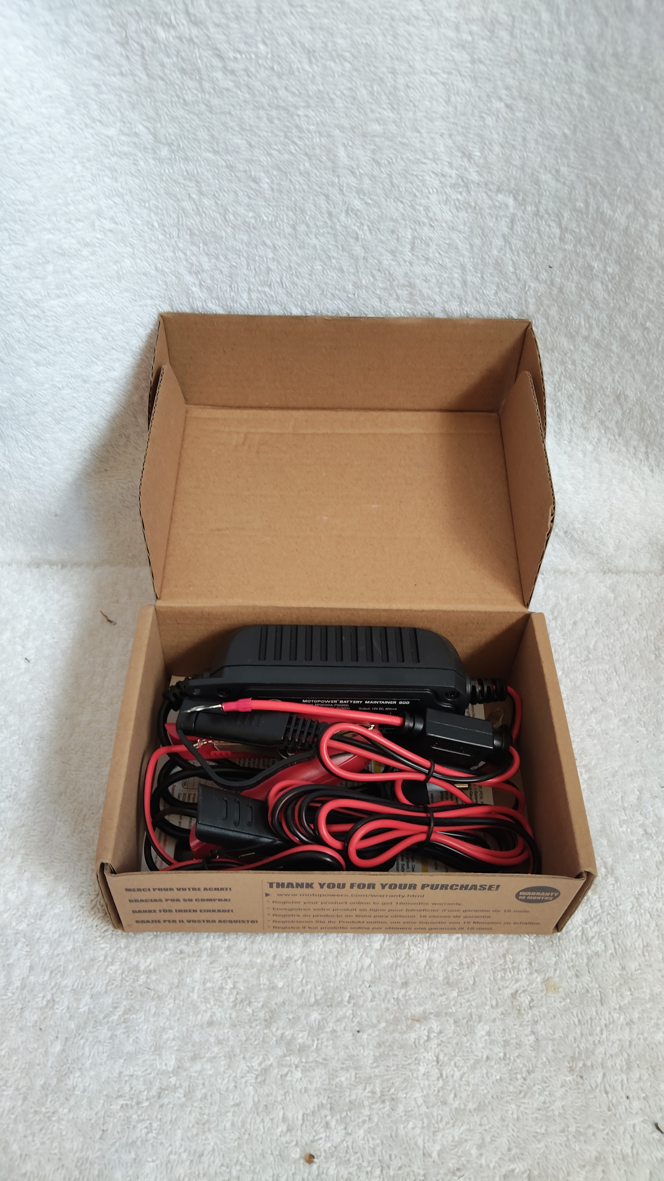 MOTOPOWER CARICA BATTERIA 