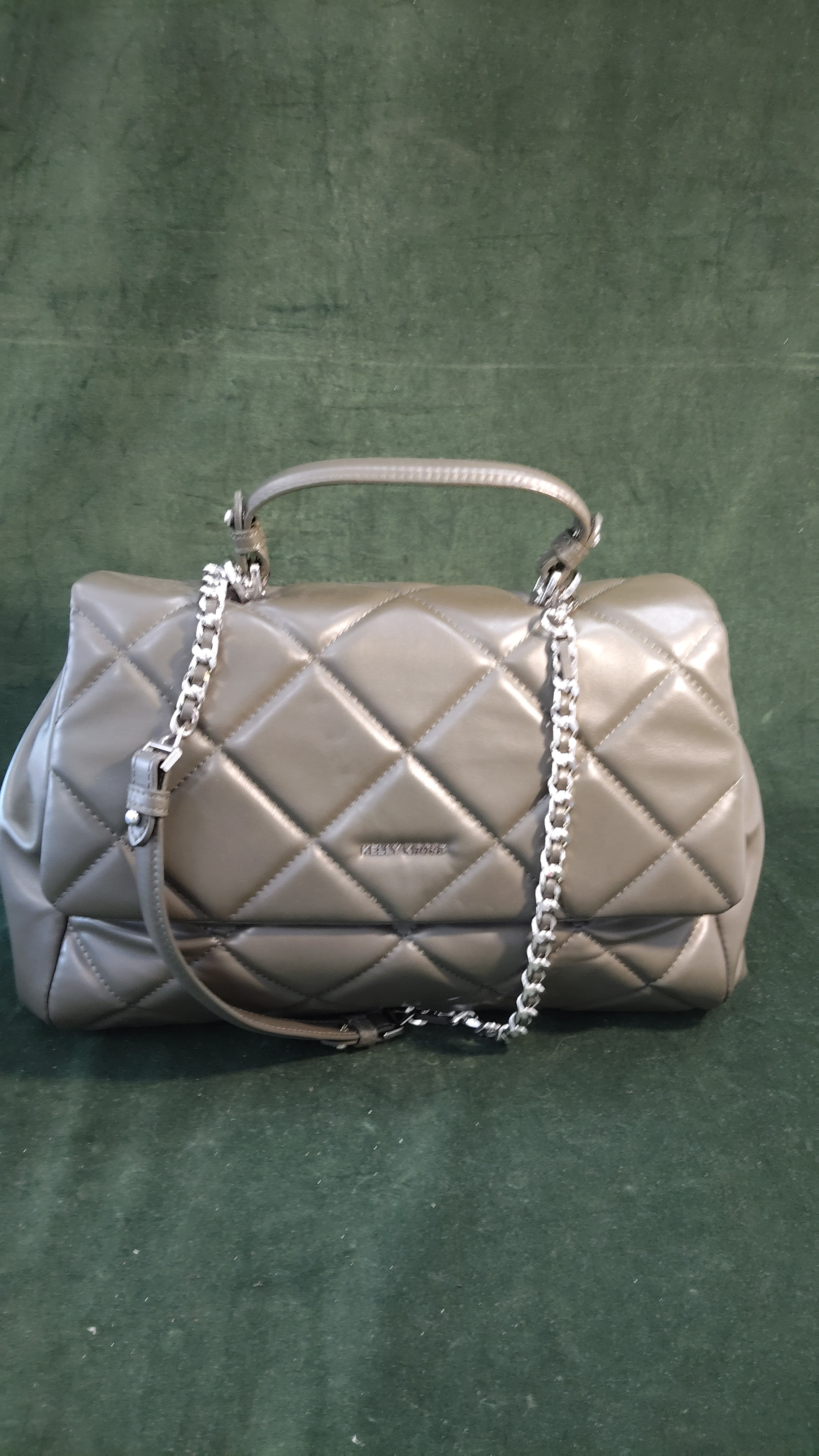 BORSA VERDE KELLY CROSS