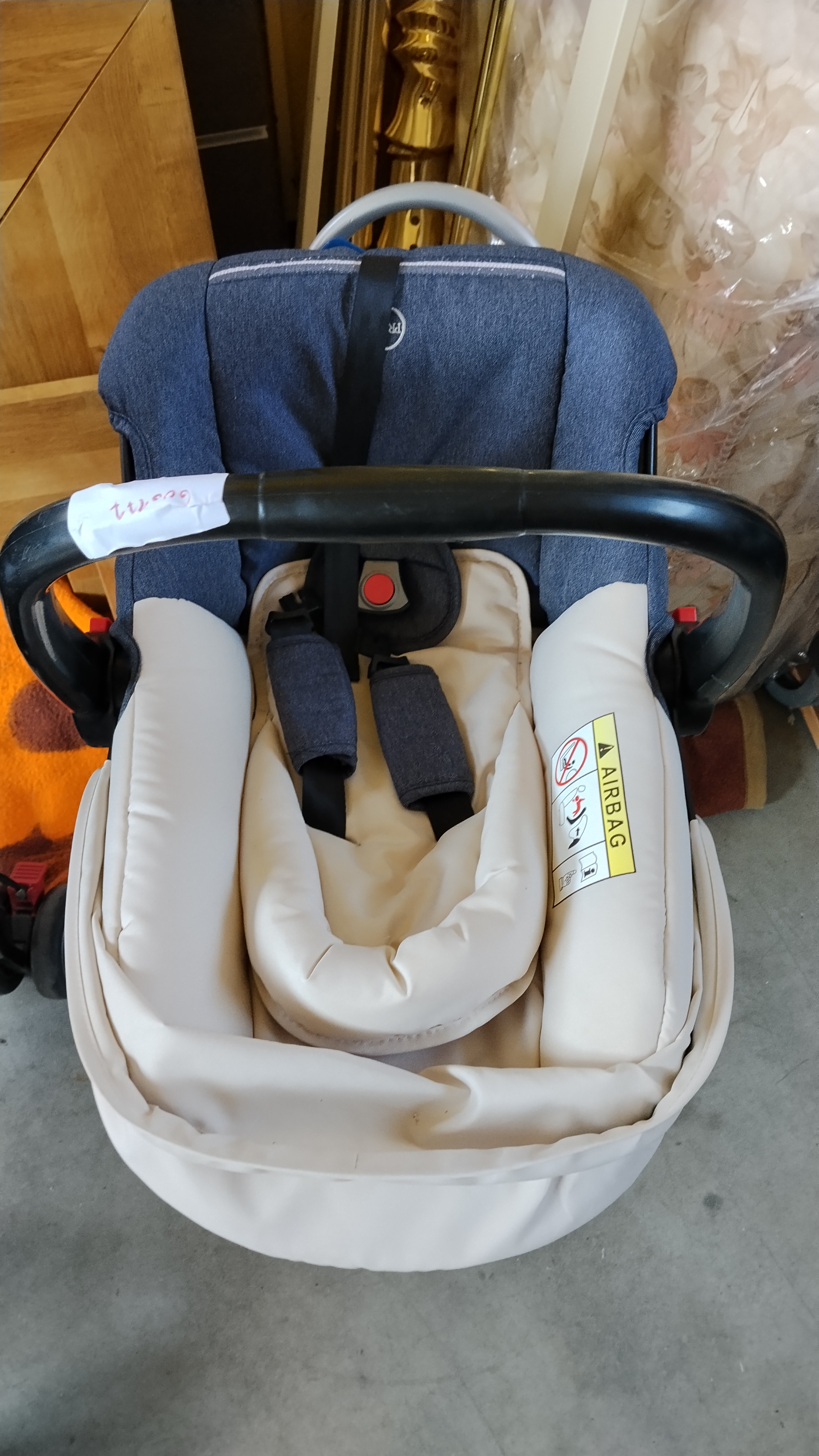 PASSEGGINMO TRIO FOPAPPEDRETTI CON BORSA 
