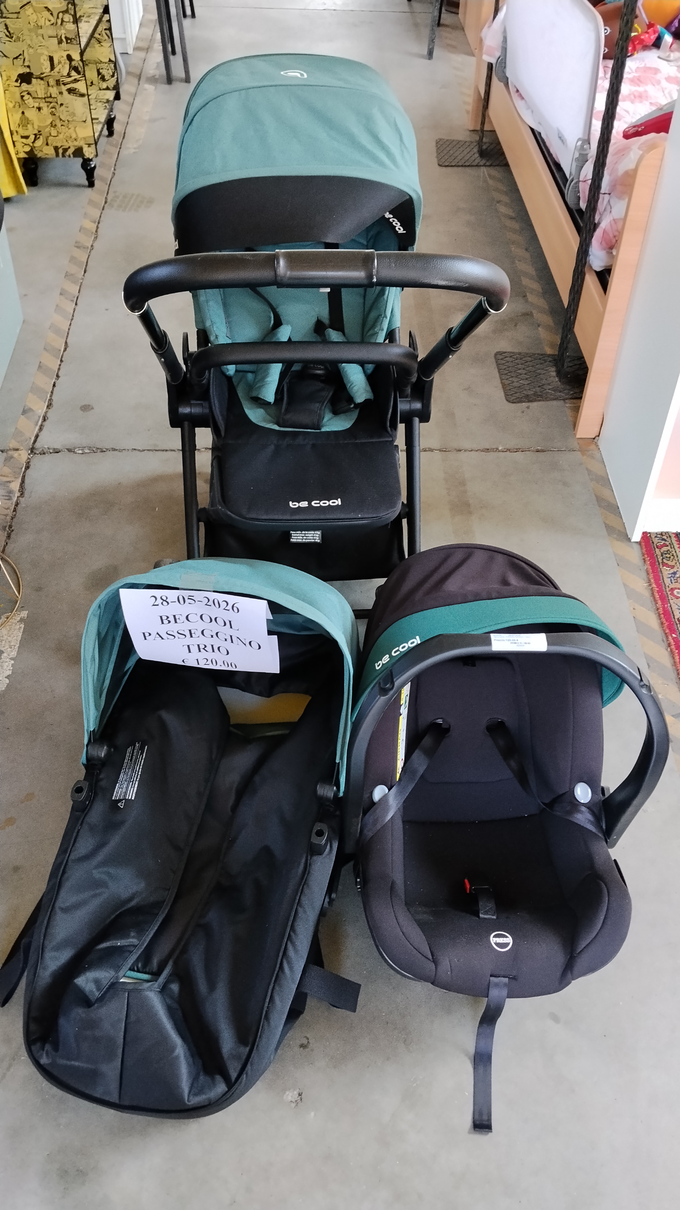 BECOOL PASSEGGINO TRIO 