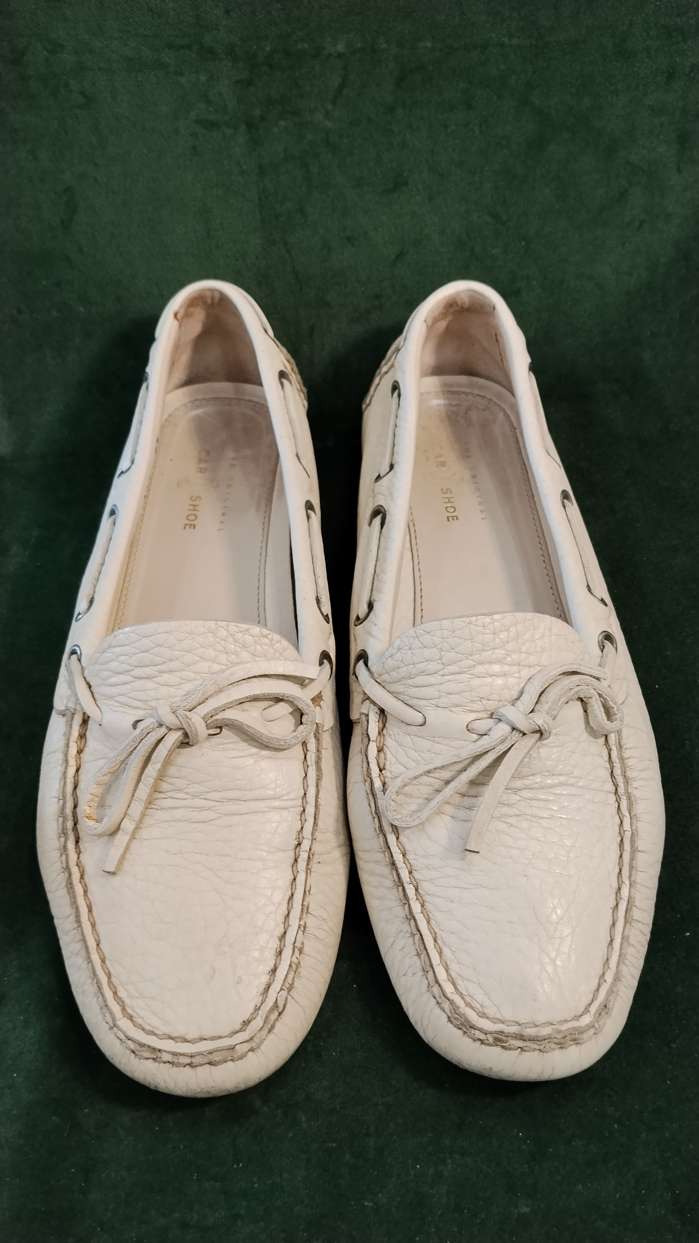 CAR SHOE mocassino bianco n.37
