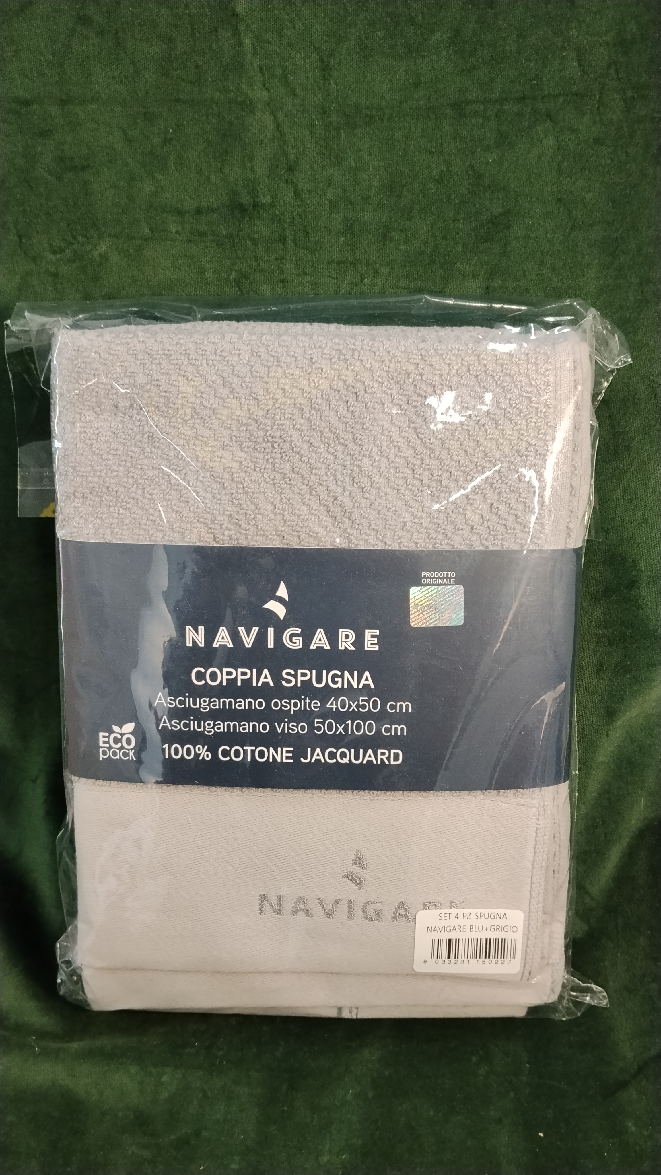 pacco asciugamani NAVIGARE