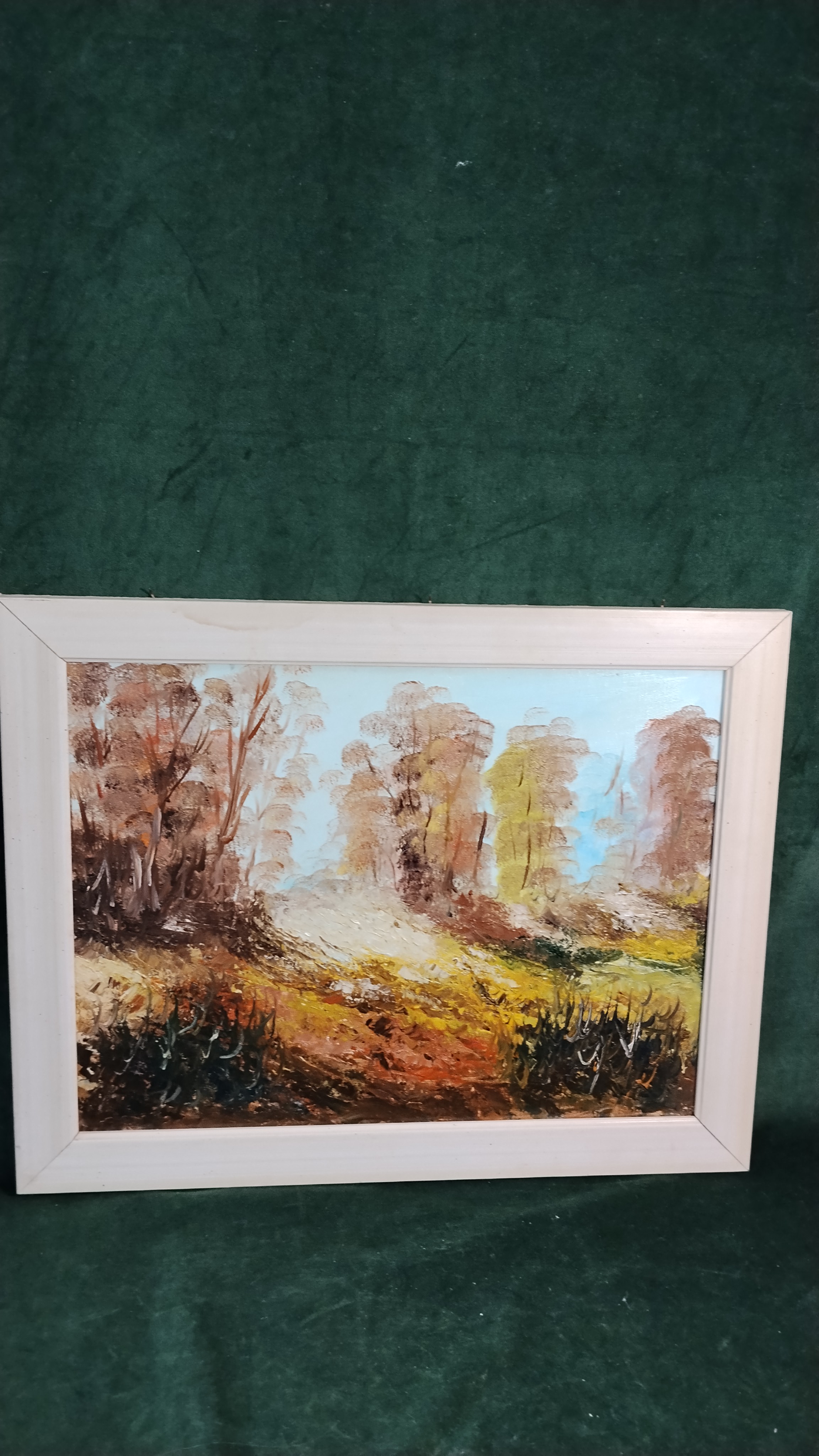 quadro CON DIP.A OLIO bosco