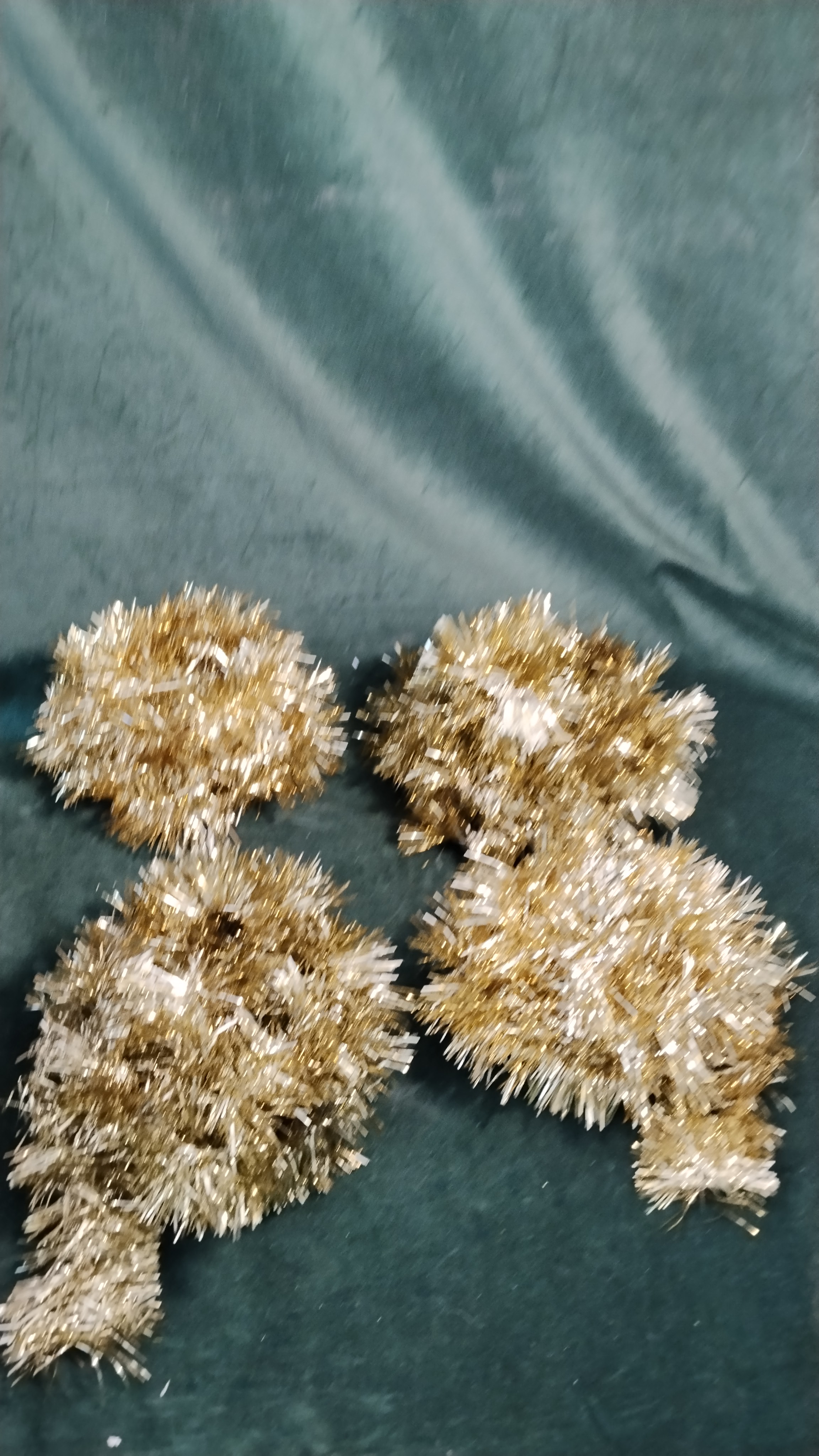 DECORAZIONI DORATA PER LABERO NATALIZIO