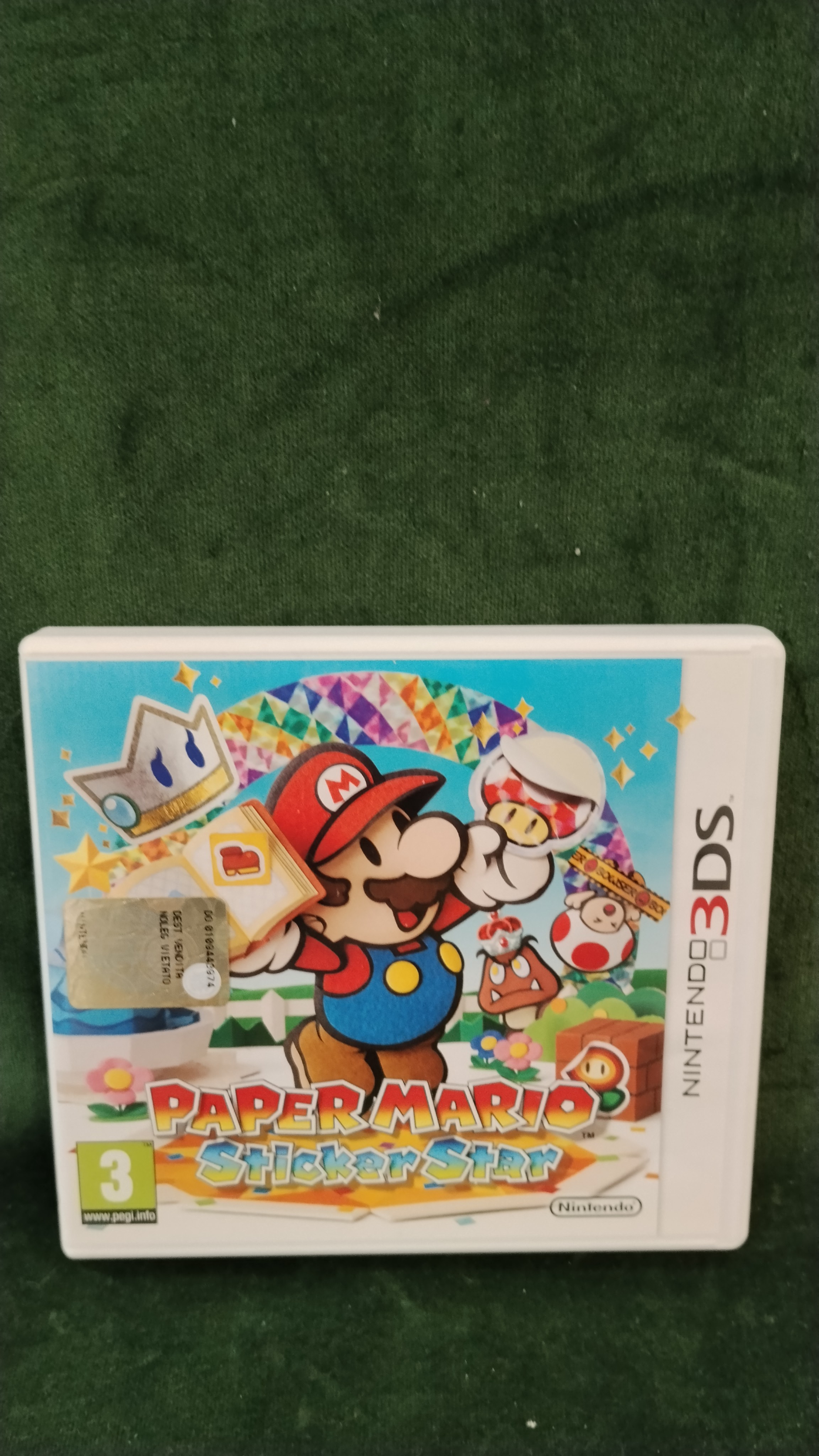 PAPER MARIO SYCKER STAR nintendo 3DS
