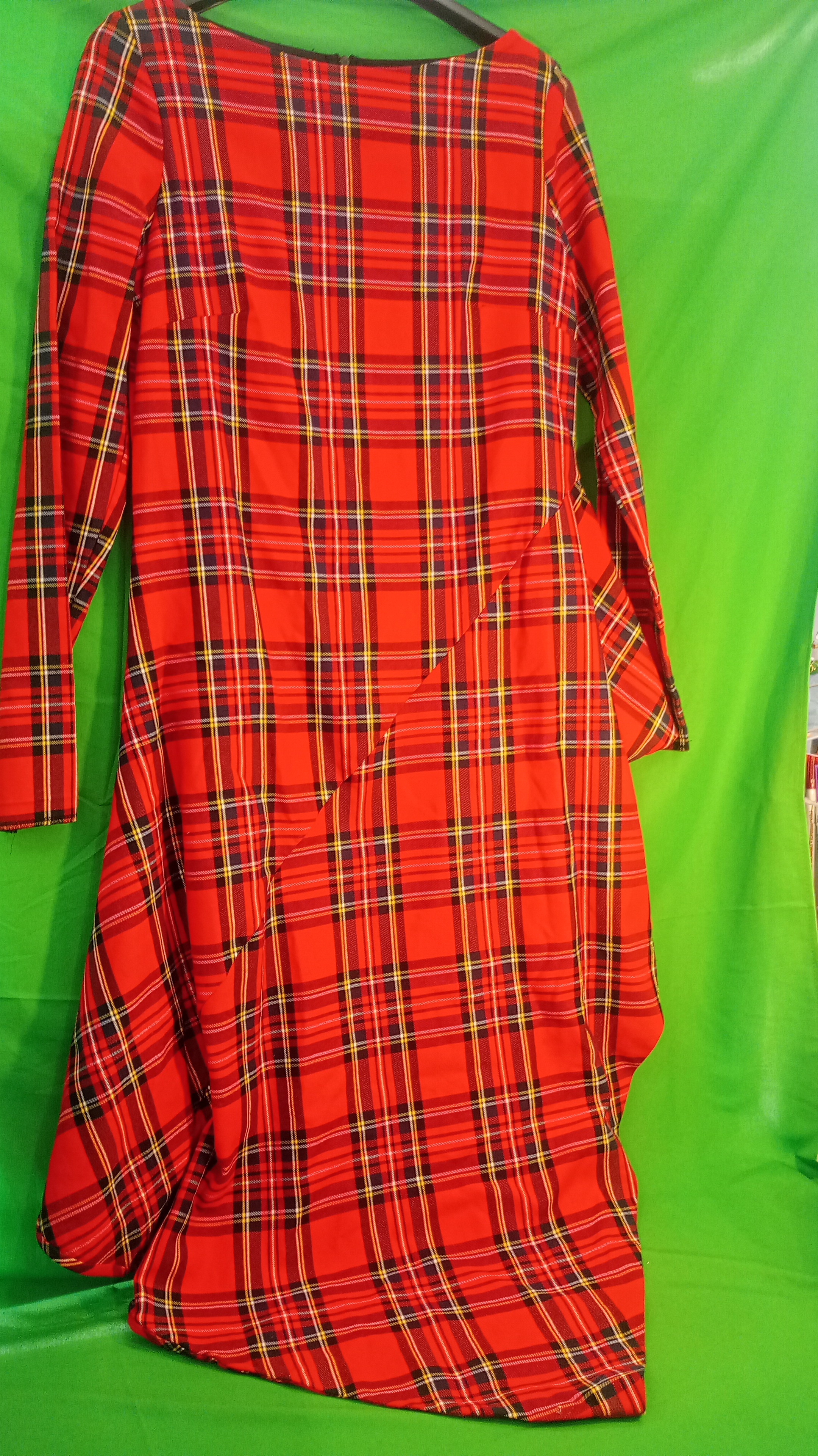 Imperial vestito rosso scozzese